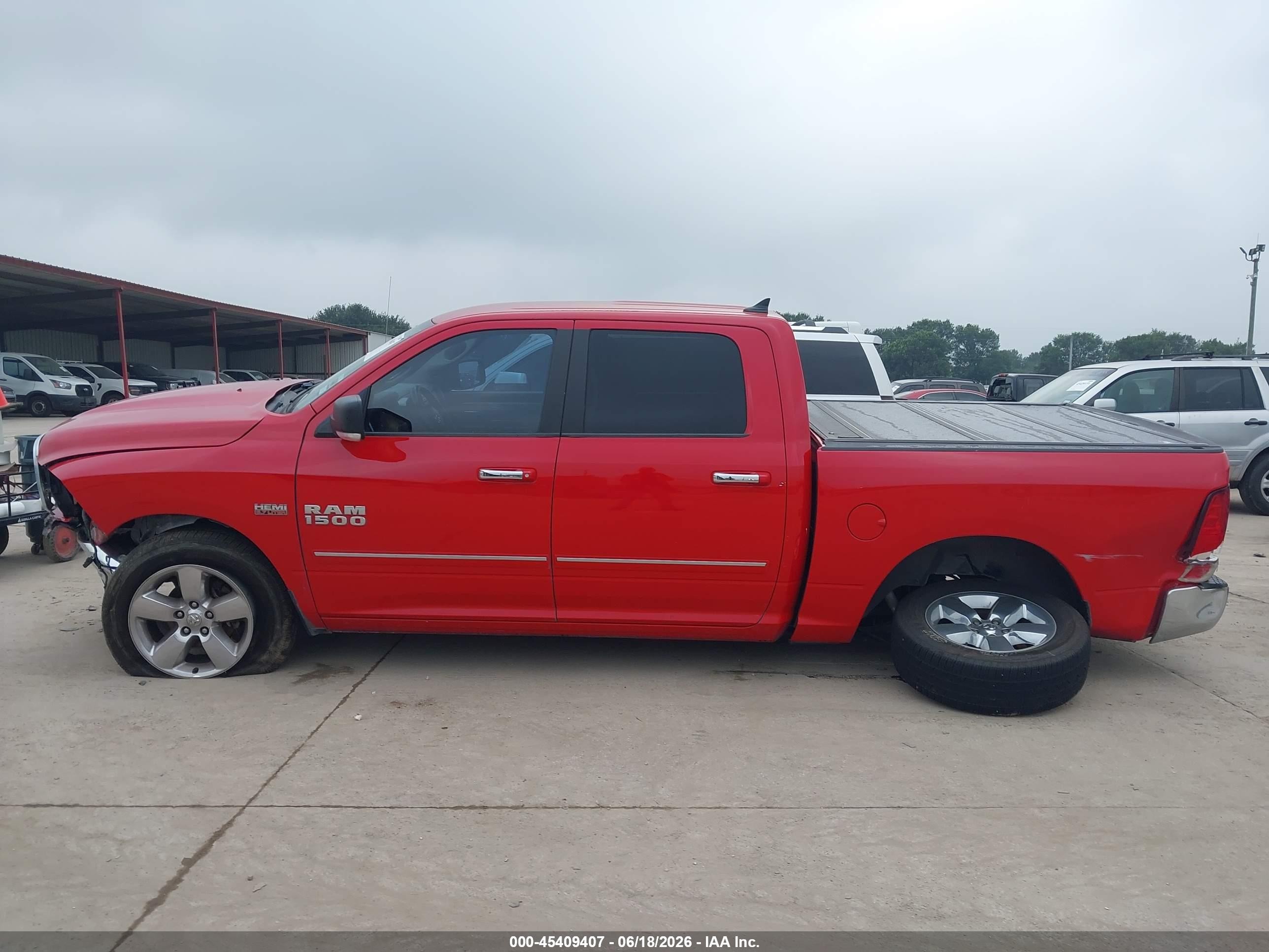 2014 Ram 1500 Lone Star Красный vin: 1C6RR6LT2ES366616