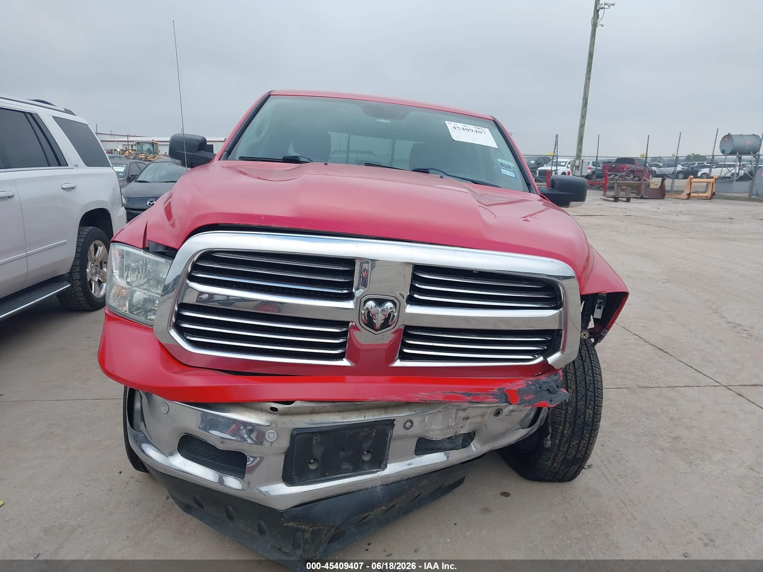 2014 Ram 1500 Lone Star Красный vin: 1C6RR6LT2ES366616