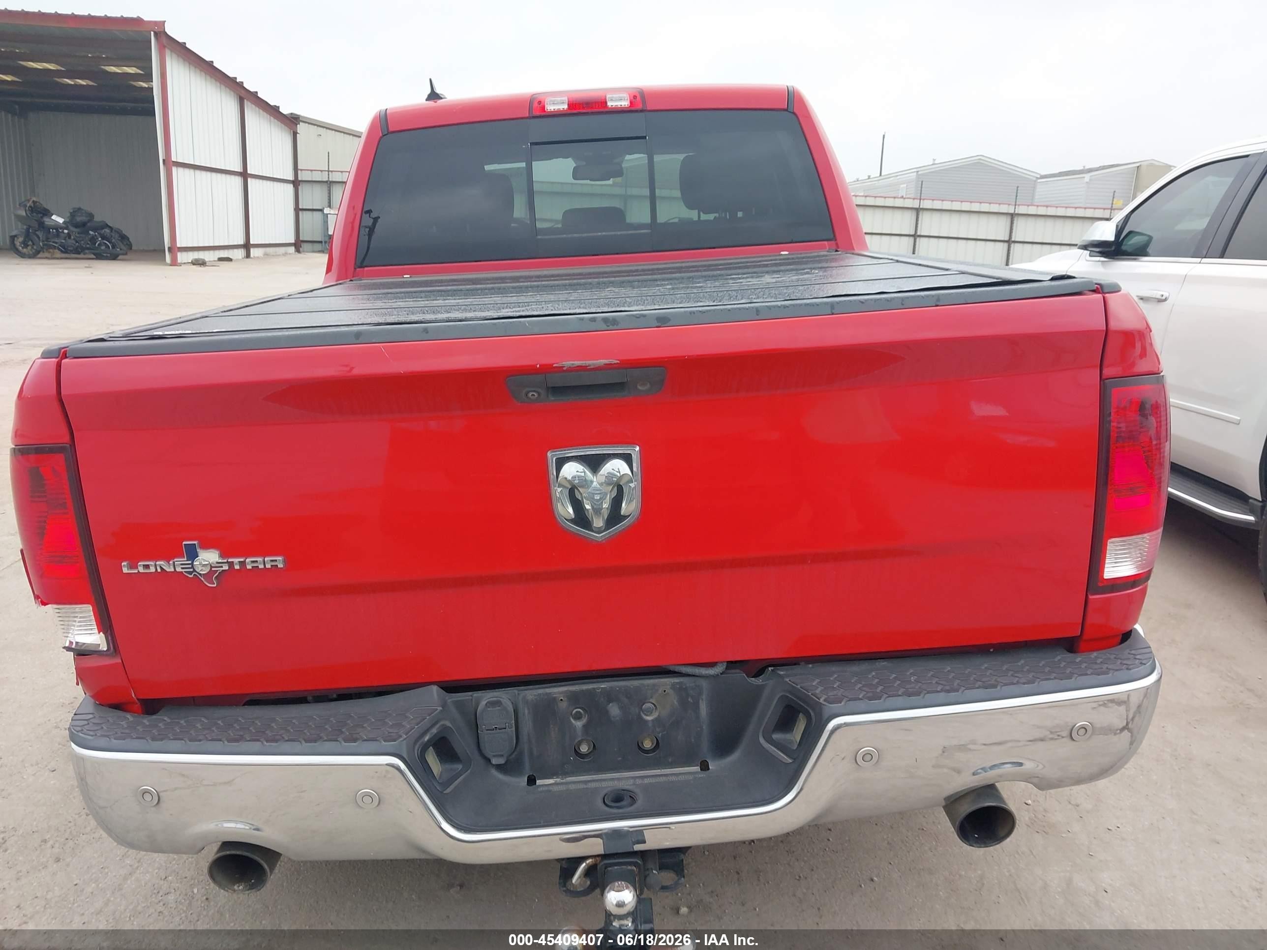 2014 Ram 1500 Lone Star Красный vin: 1C6RR6LT2ES366616