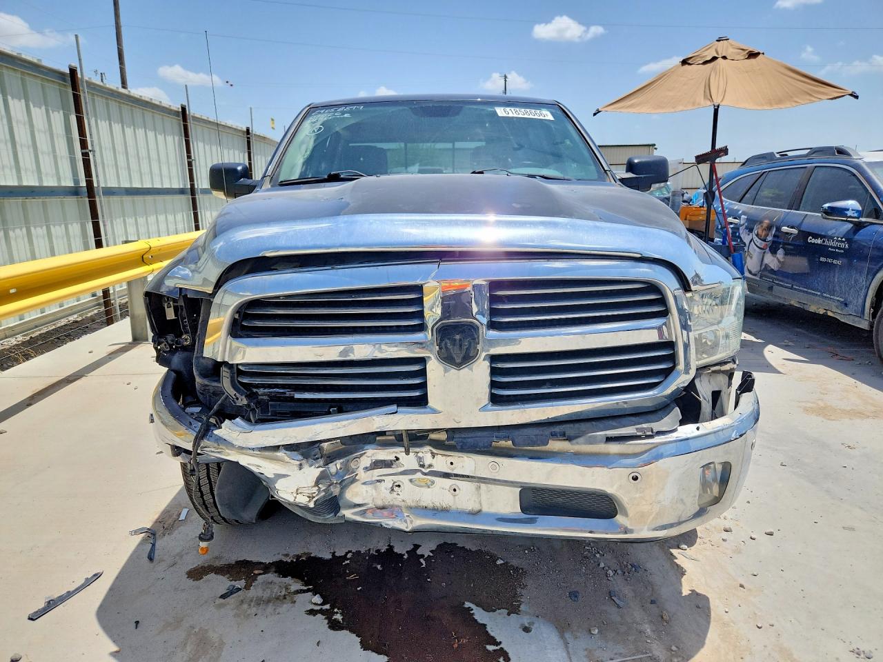 2015 Ram 1500 Slt Gray vin: 1C6RR6LT2FS761803