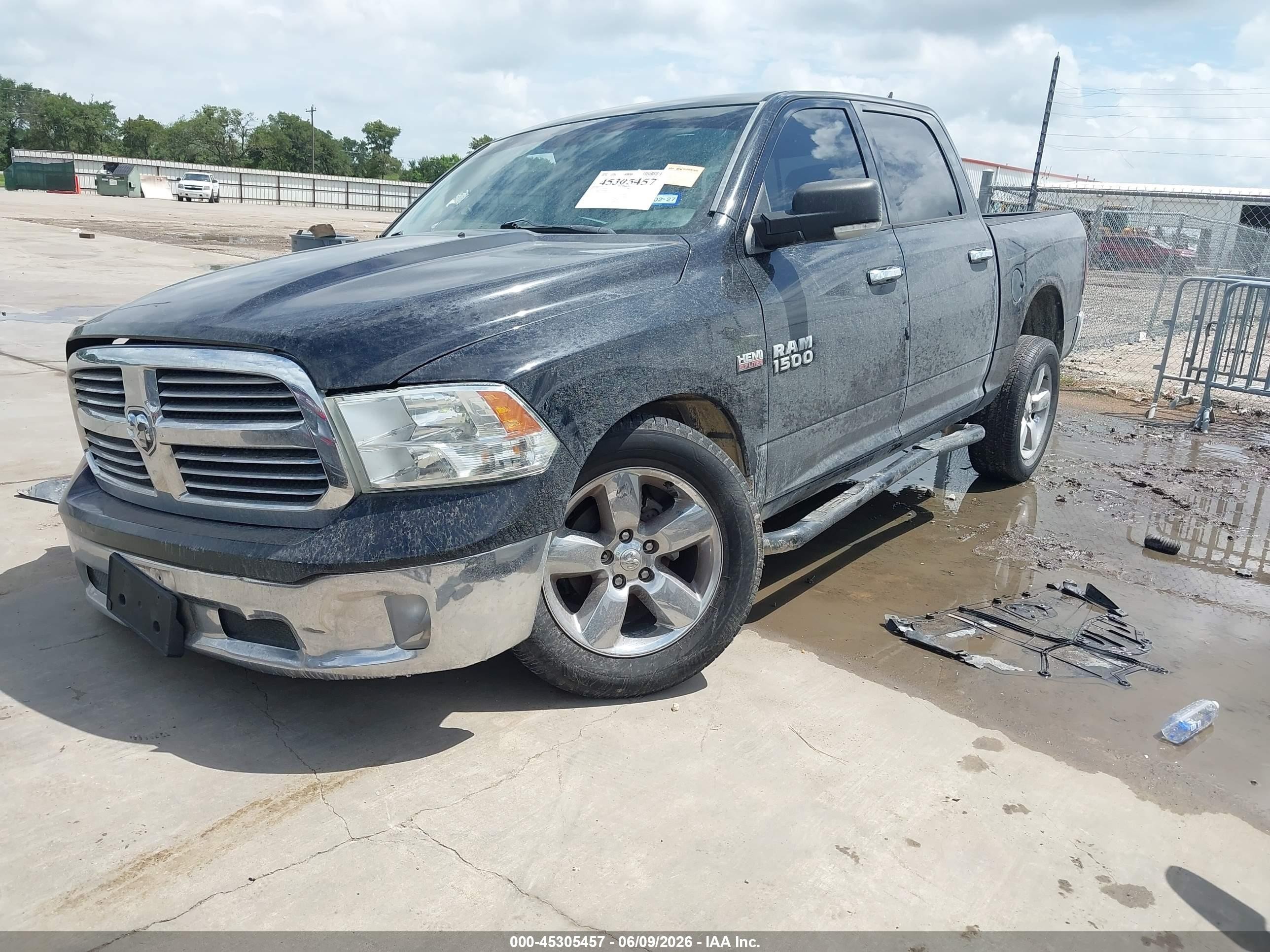 2013 Ram 1500 Lone Star Black vin: 1C6RR6LT3DS540644