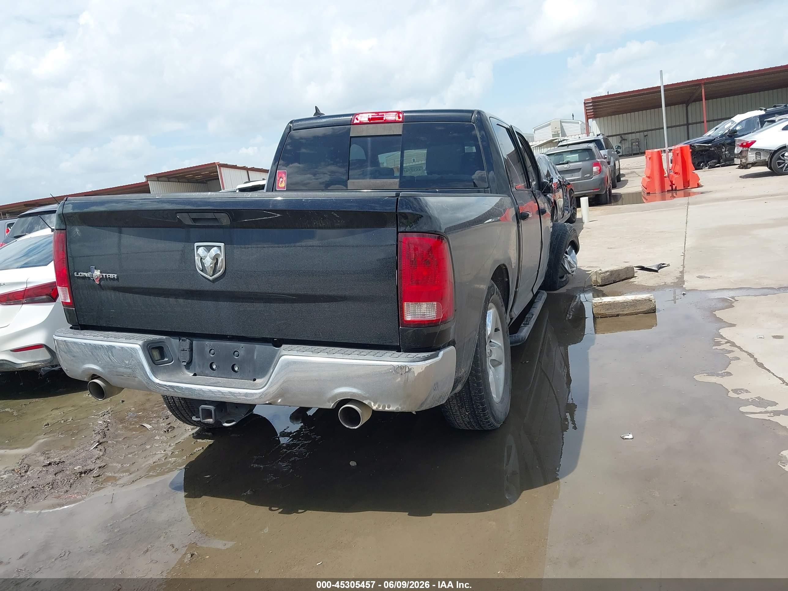 2013 Ram 1500 Lone Star Black vin: 1C6RR6LT3DS540644