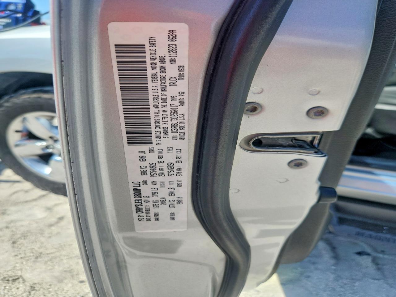 2013 Ram 1500 Slt Серебряный vin: 1C6RR6LT3DS560117