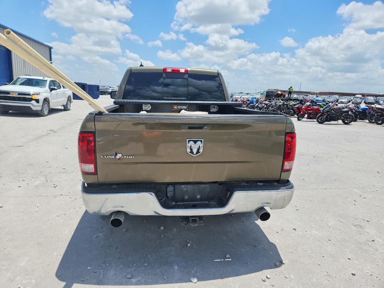 2013 Ram 1500 Slt Brown vin: 1C6RR6LT3DS655907
