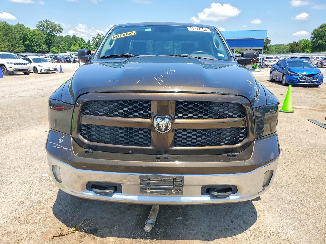 2013 Ram 1500 Slt Brown vin: 1C6RR6LT3DS705625