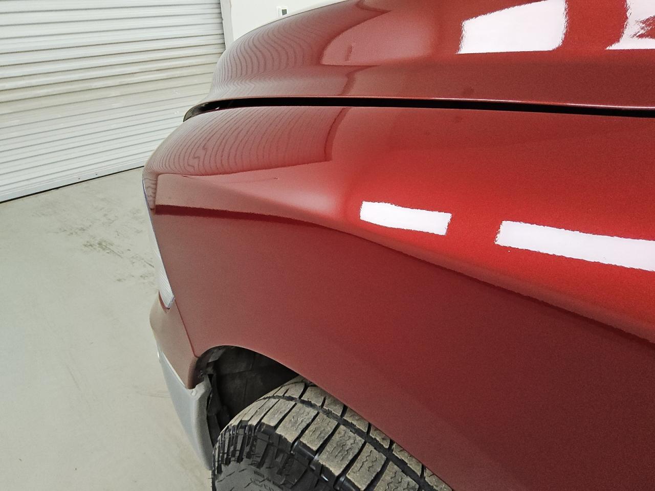 2014 Ram 1500 Slt Red vin: 1C6RR6LT3ES121825 Damage: Left Front Fender, Dent(S) W/No Paint Dmg, Pdr-1 Dent