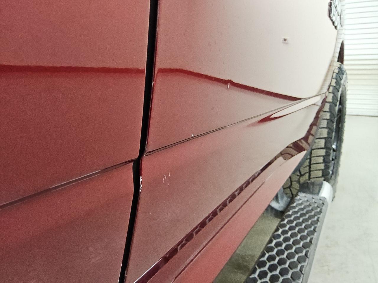 2014 Ram 1500 Slt Red vin: 1C6RR6LT3ES121825 Damage: Right Front Door, Dent(S) W/ Paint Dmg, 1/8 To 1/2 Inch