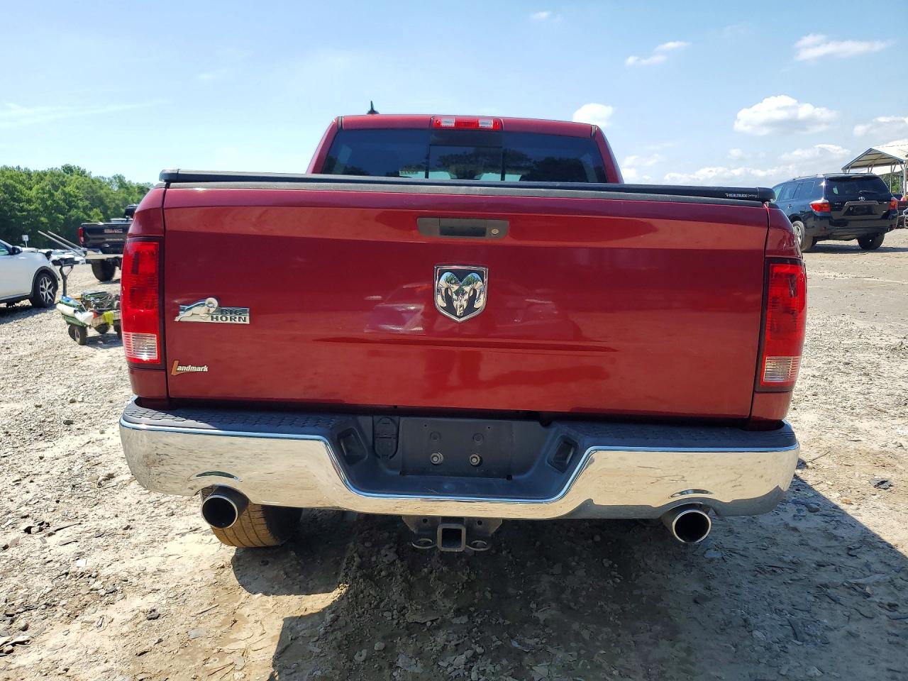 2014 Ram 1500 Slt Red vin: 1C6RR6LT3ES249904