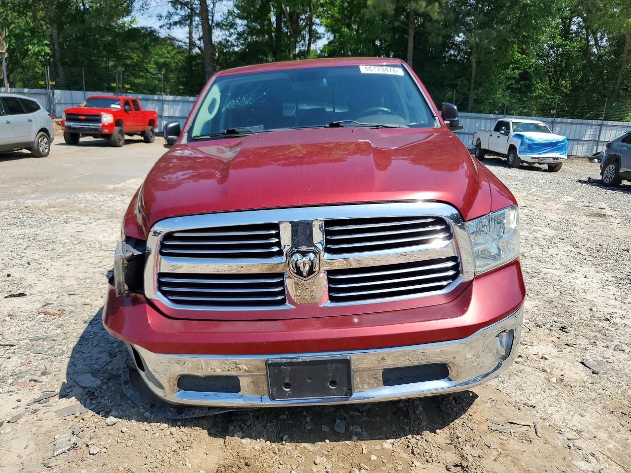 2014 Ram 1500 Slt Red vin: 1C6RR6LT3ES249904