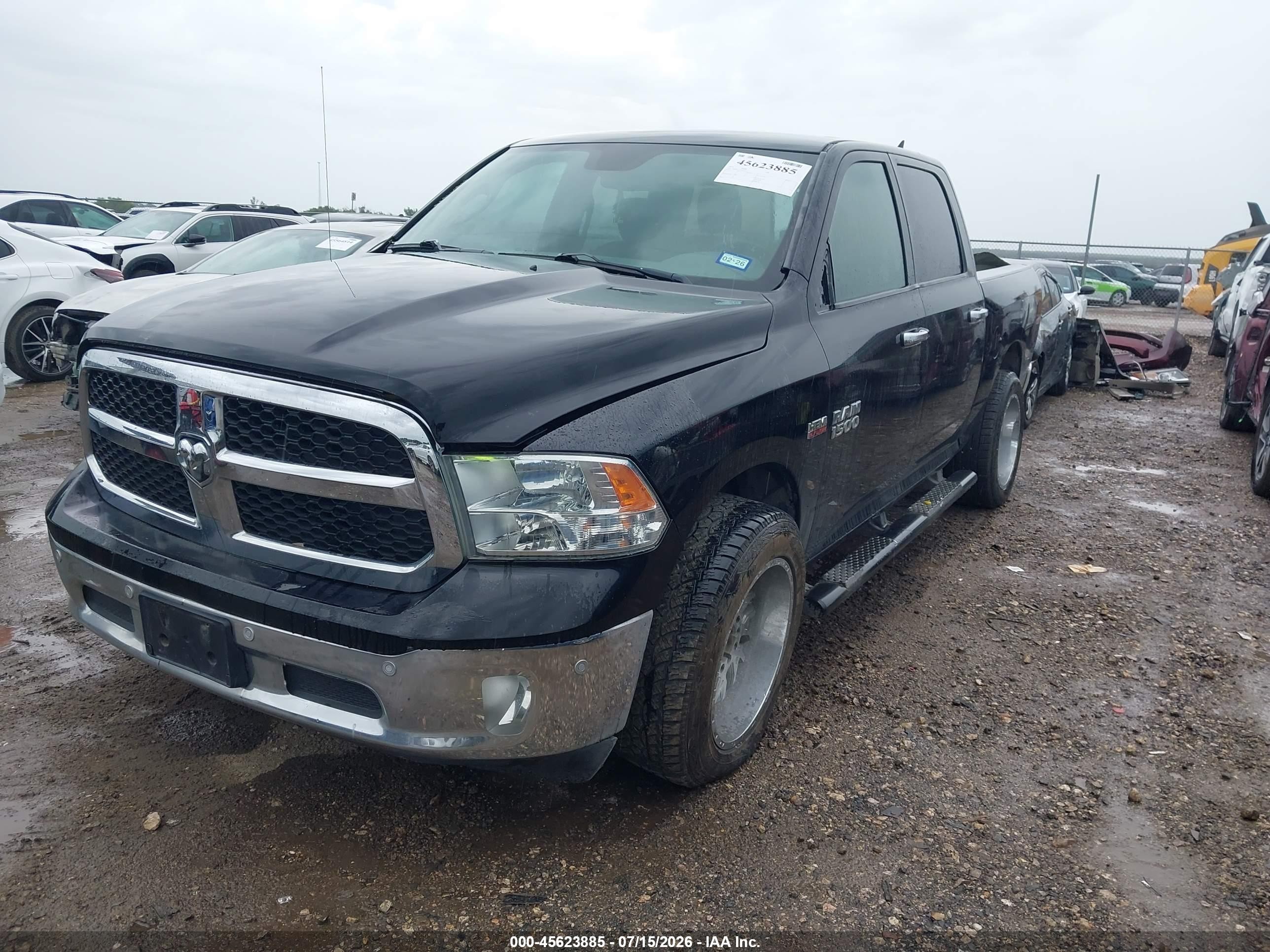 2014 Ram 1500 Lone Star Black vin: 1C6RR6LT3ES305355