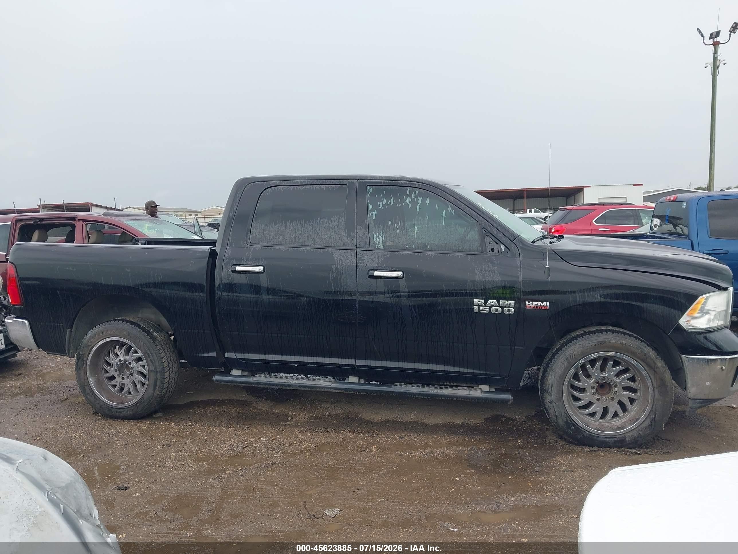 2014 Ram 1500 Lone Star Black vin: 1C6RR6LT3ES305355