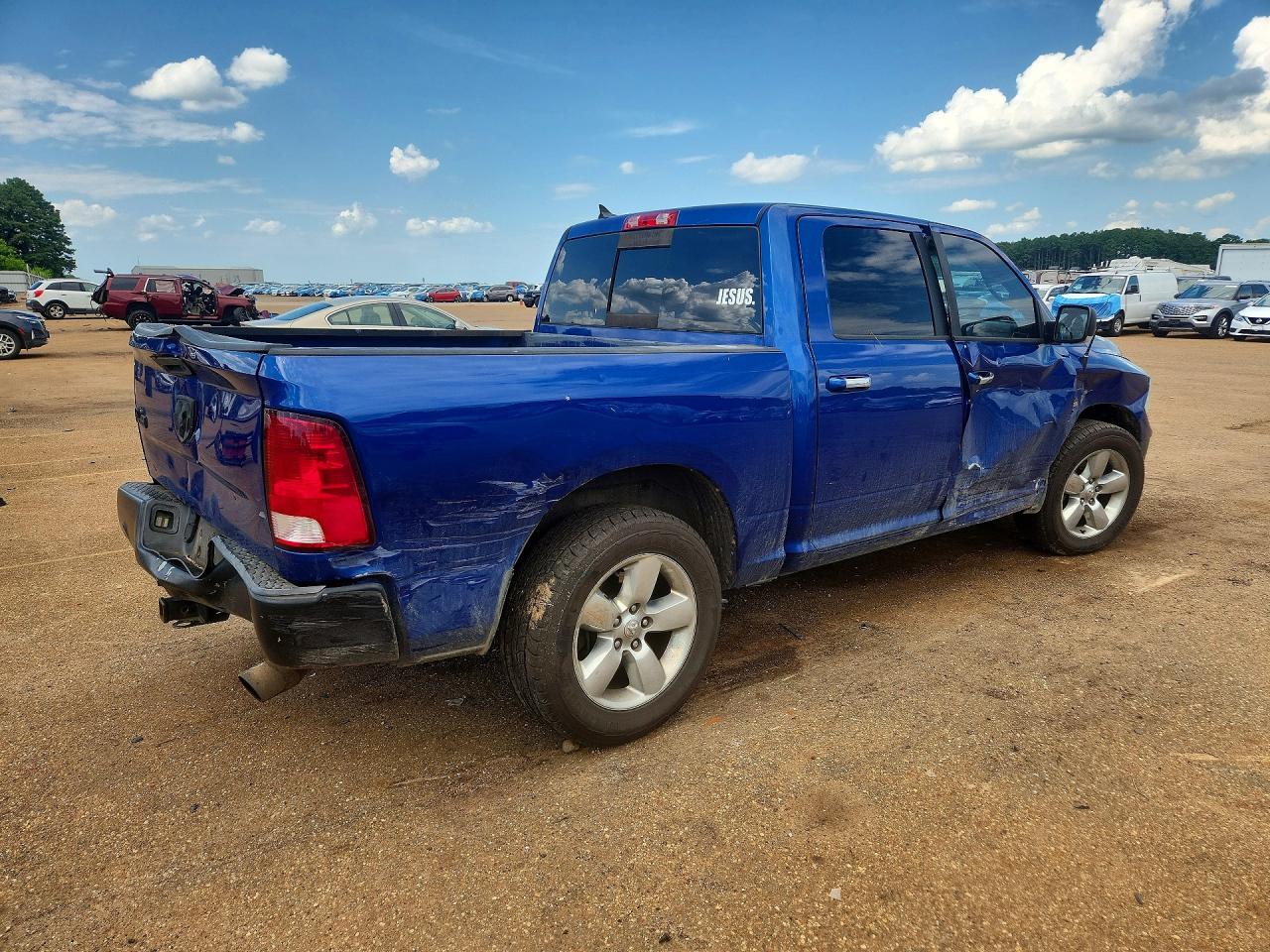2015 Ram 1500 Slt Синий vin: 1C6RR6LT3FS621615