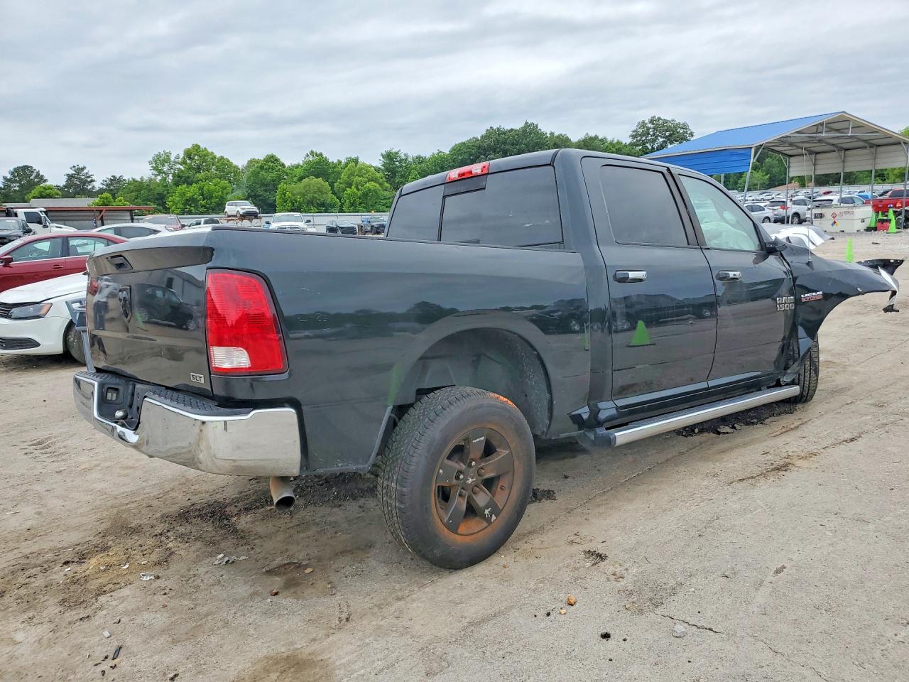 2016 Ram 1500 Slt Black vin: 1C6RR6LT3GS176634
