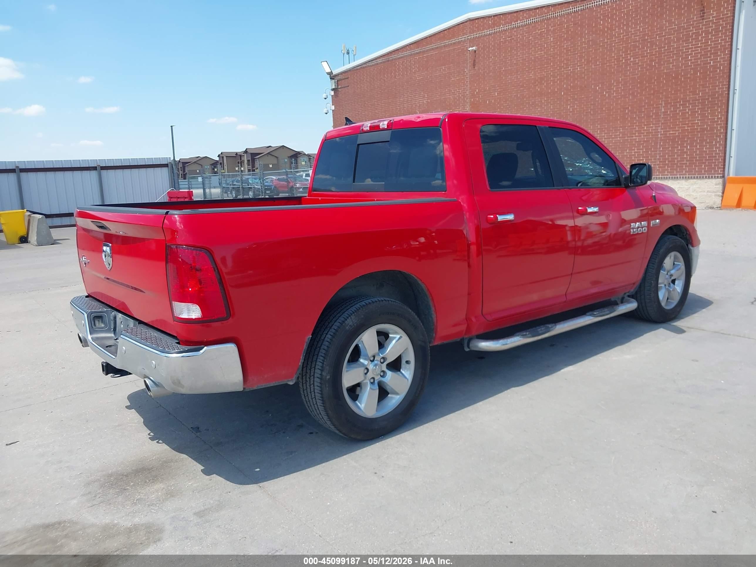 2018 Ram 1500 Lone Star  4x2 5'7 Box Red vin: 1C6RR6LT3JS350273