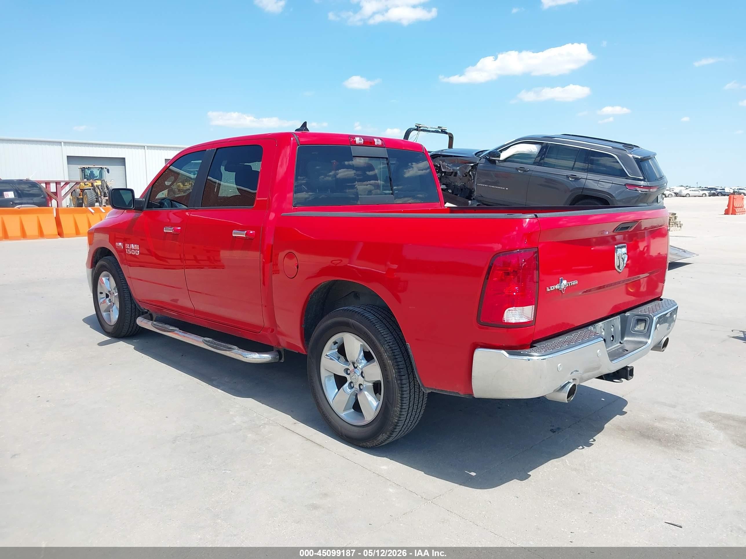 2018 Ram 1500 Lone Star  4x2 5'7 Box Red vin: 1C6RR6LT3JS350273