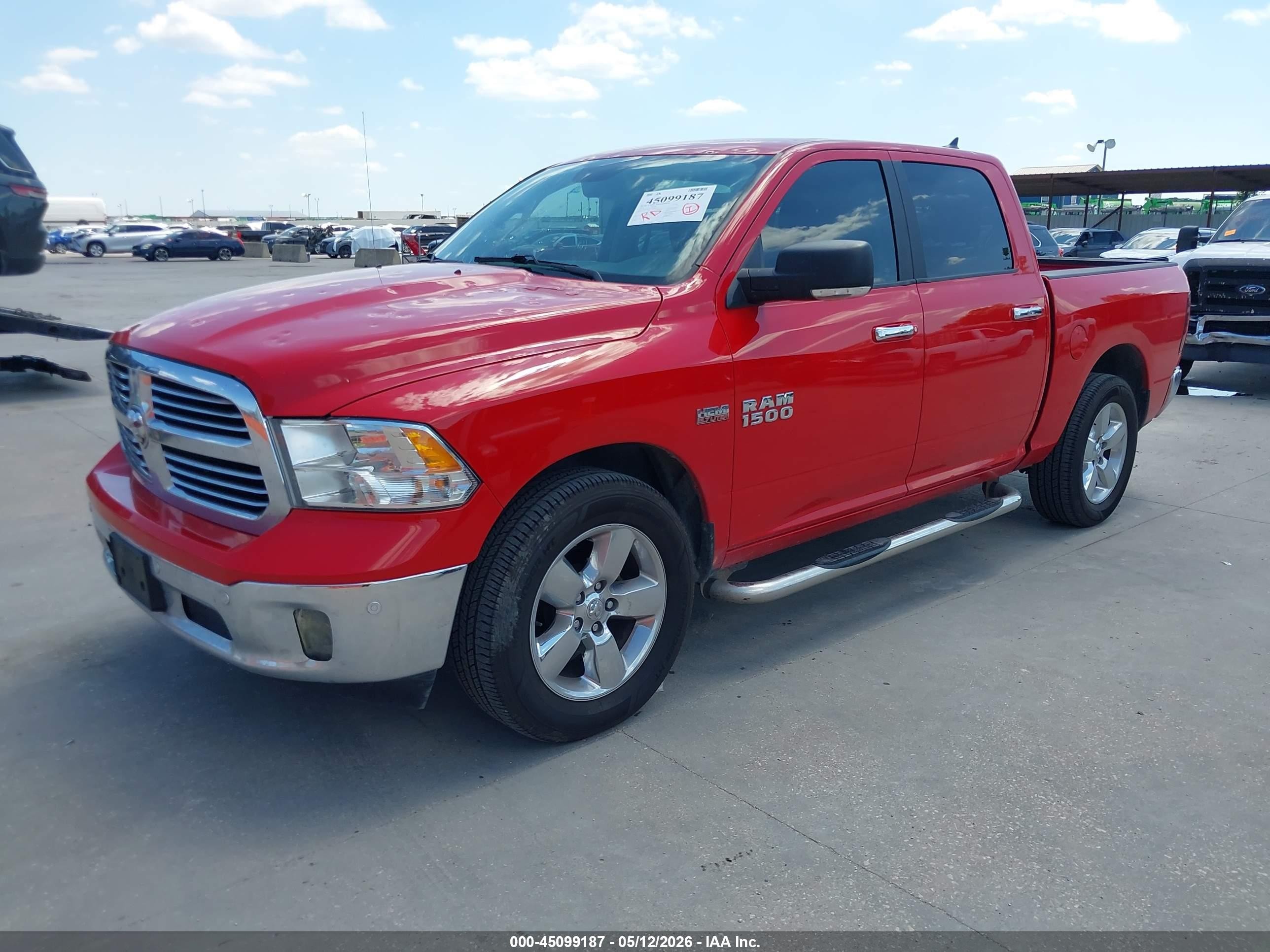 2018 Ram 1500 Lone Star  4x2 5'7 Box Red vin: 1C6RR6LT3JS350273