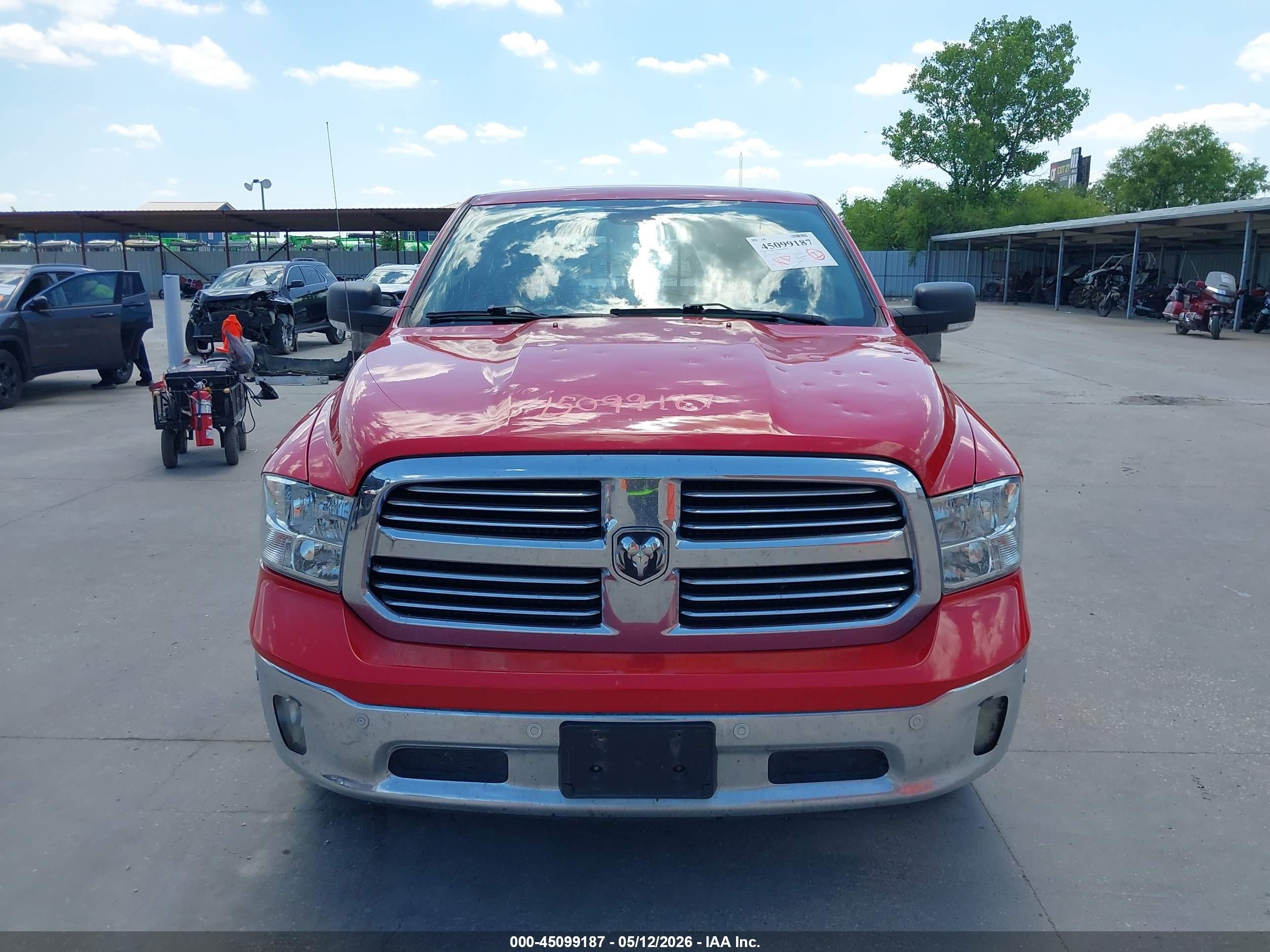 2018 Ram 1500 Lone Star  4x2 5'7 Box Red vin: 1C6RR6LT3JS350273