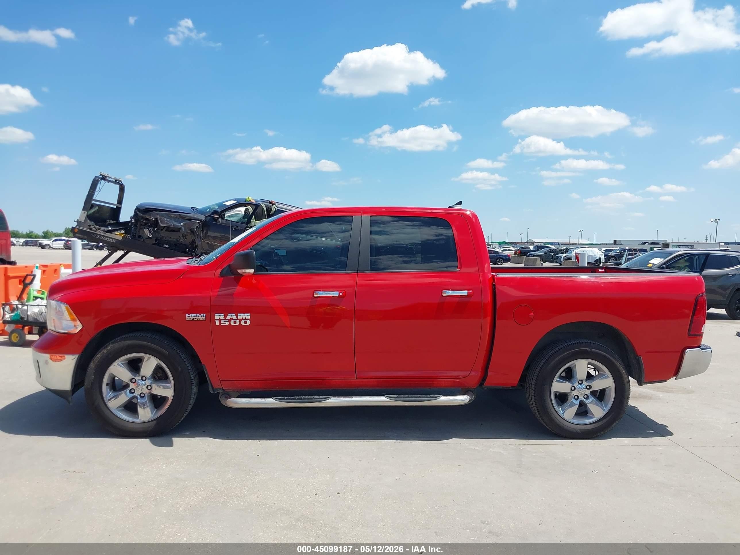 2018 Ram 1500 Lone Star  4x2 5'7 Box Red vin: 1C6RR6LT3JS350273