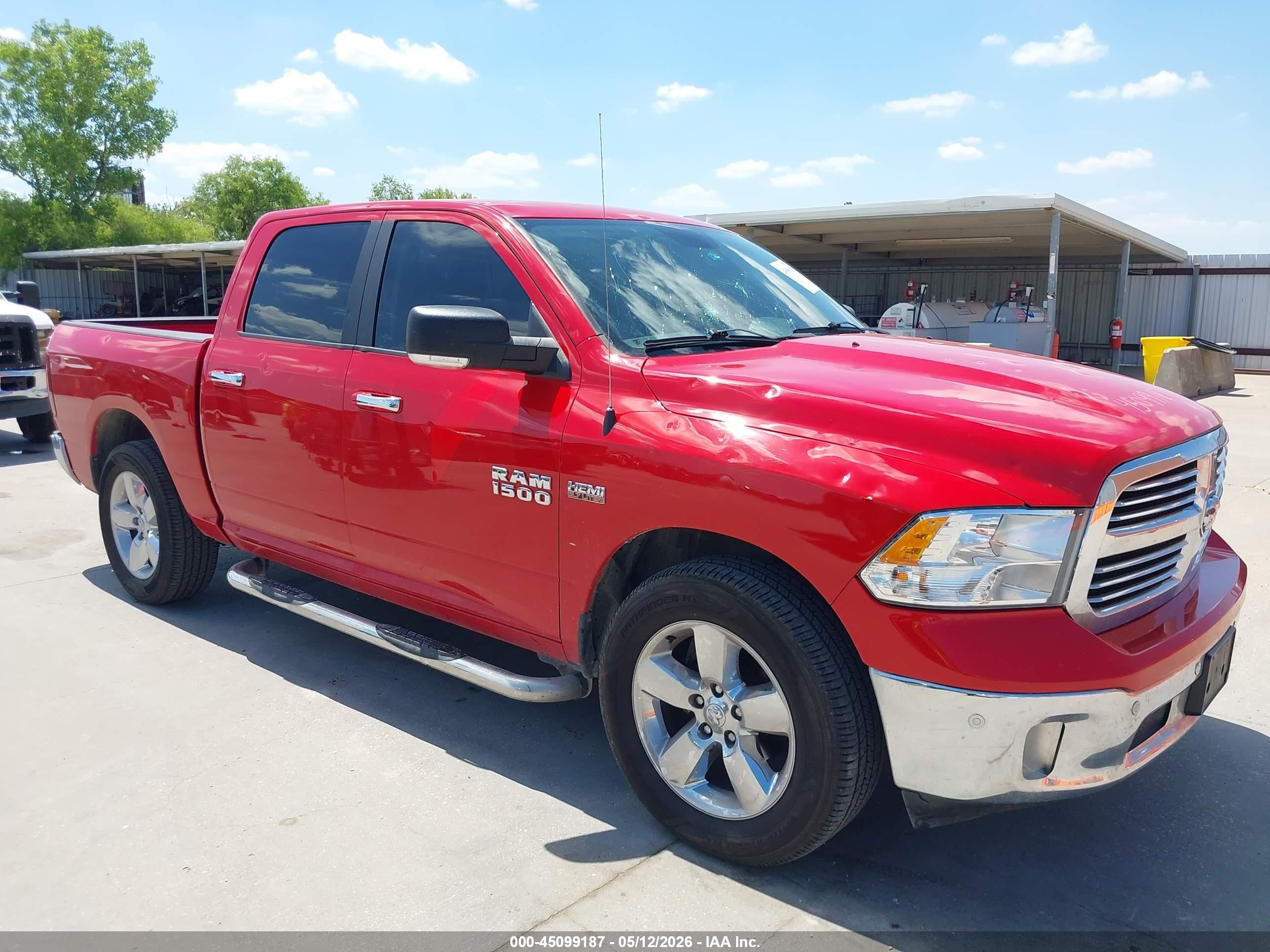 2018 Ram 1500 Lone Star  4x2 5'7 Box Red vin: 1C6RR6LT3JS350273