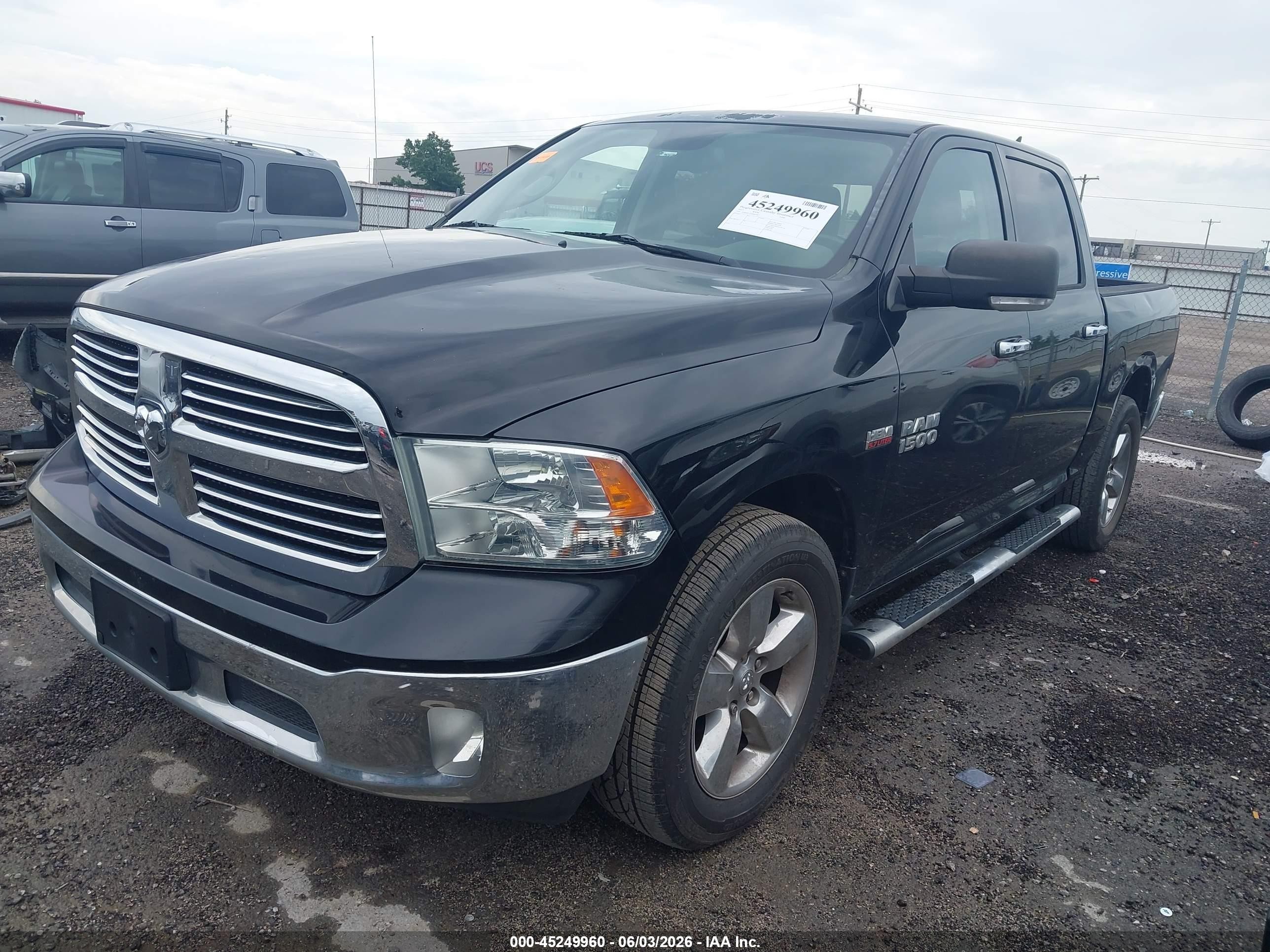 2013 Ram 1500 Lone Star Черный vin: 1C6RR6LT4DS665815