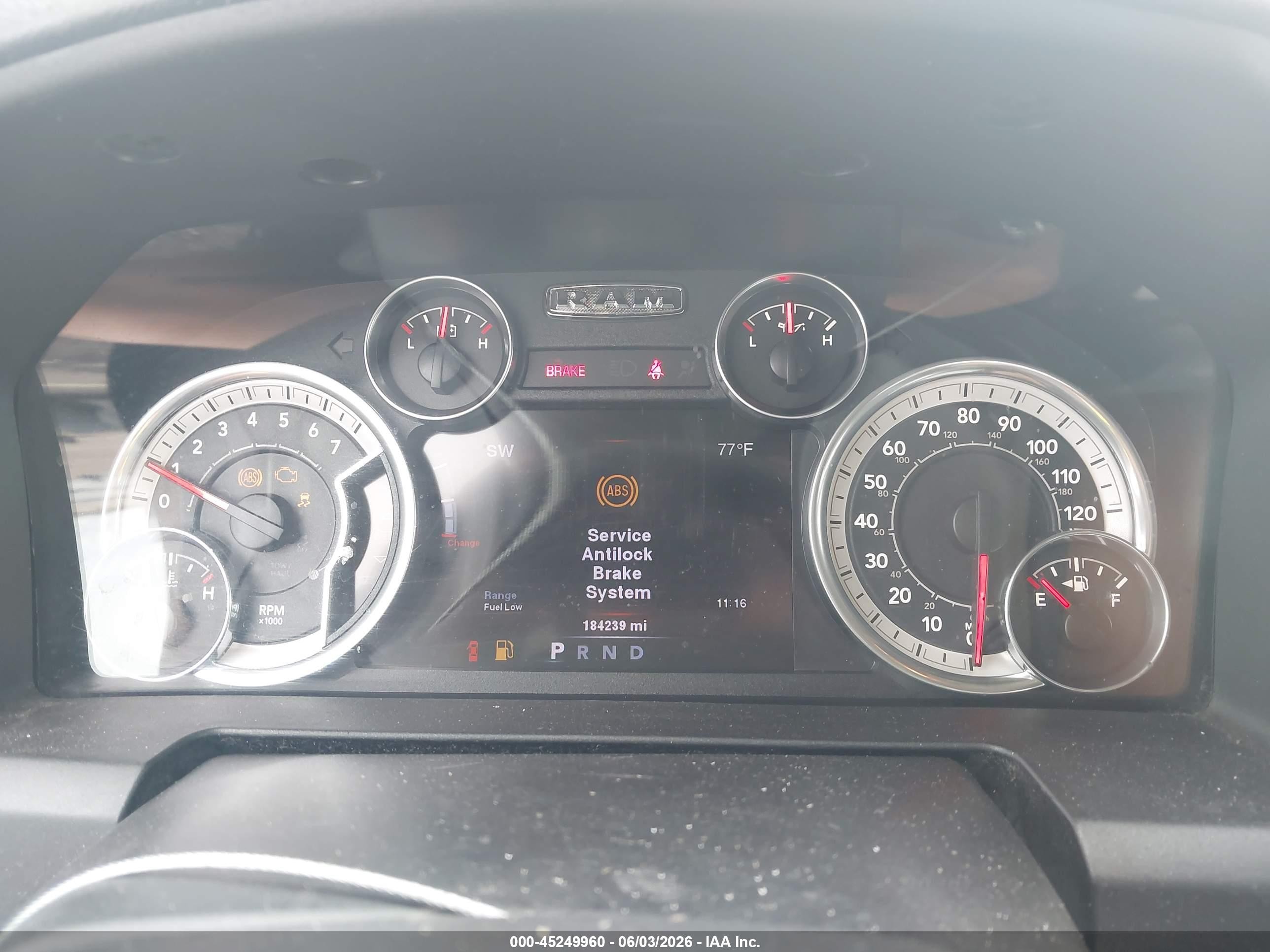 2013 Ram 1500 Lone Star Черный vin: 1C6RR6LT4DS665815