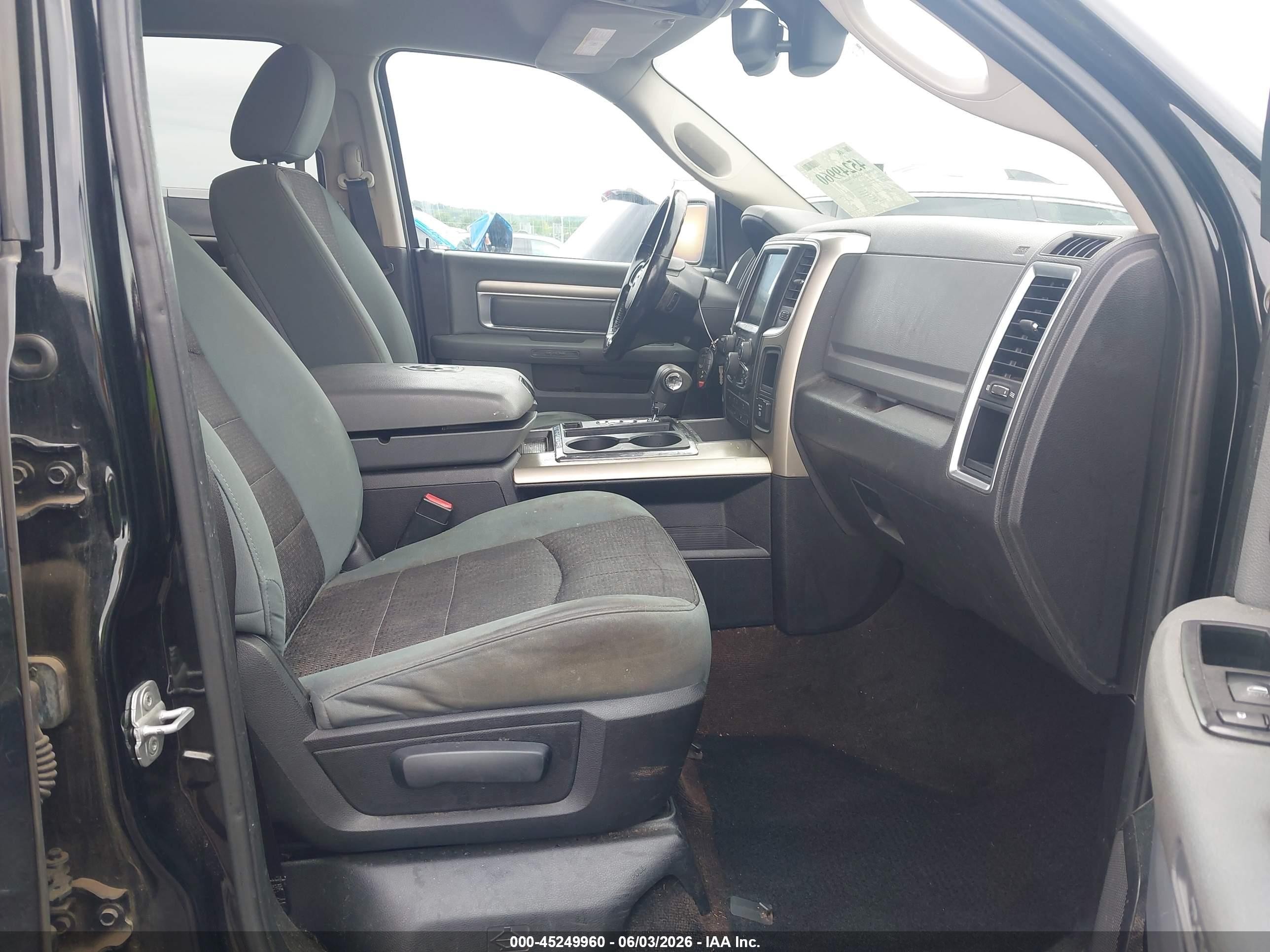 2013 Ram 1500 Lone Star Черный vin: 1C6RR6LT4DS665815
