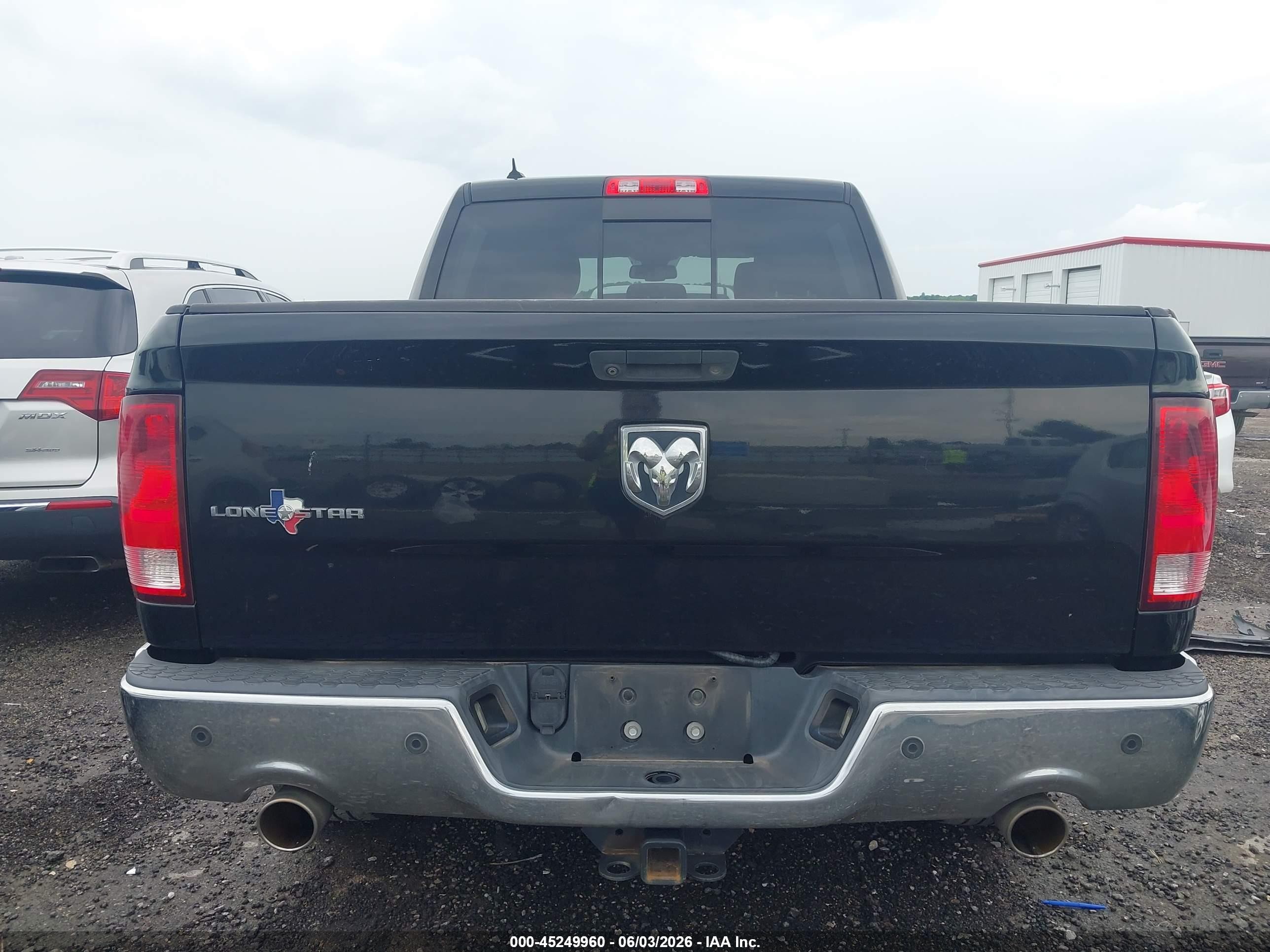 2013 Ram 1500 Lone Star Черный vin: 1C6RR6LT4DS665815