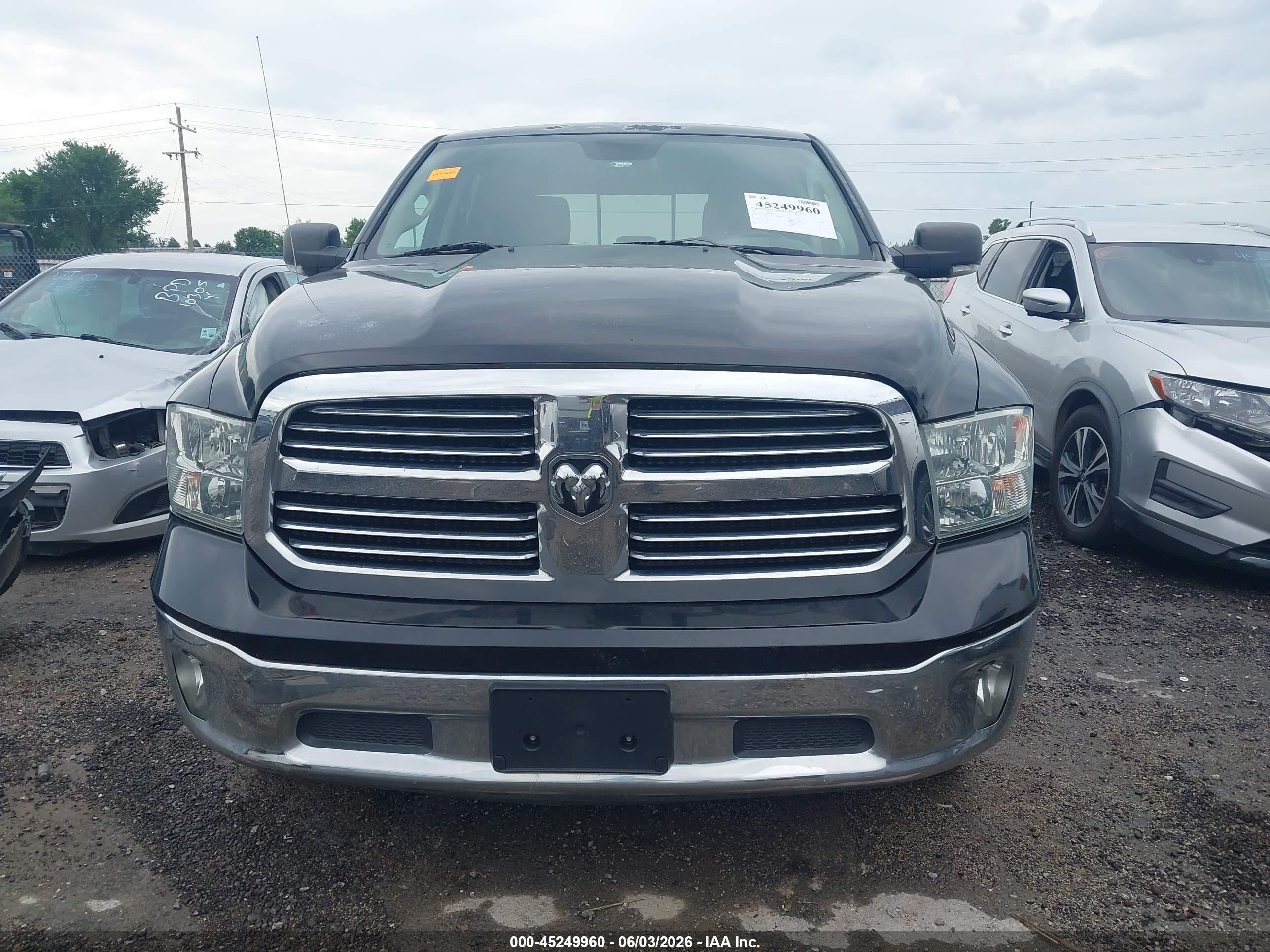 2013 Ram 1500 Lone Star Черный vin: 1C6RR6LT4DS665815