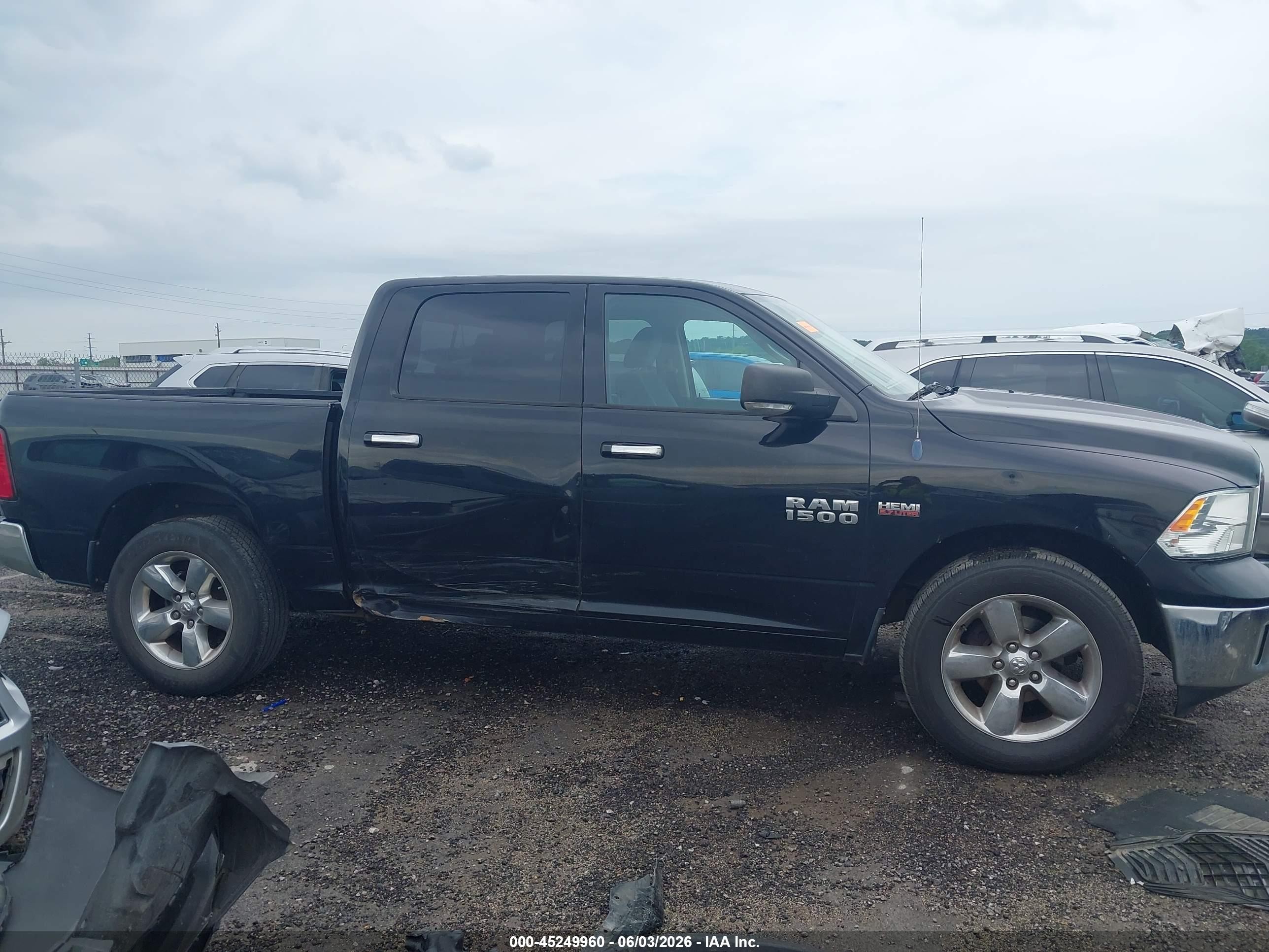 2013 Ram 1500 Lone Star Черный vin: 1C6RR6LT4DS665815