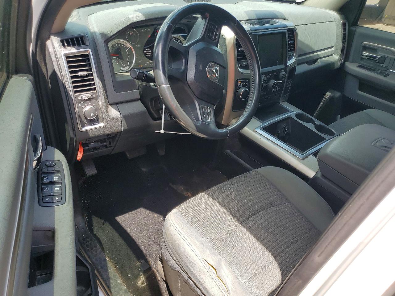 2014 Ram 1500 Slt White vin: 1C6RR6LT4ES228849