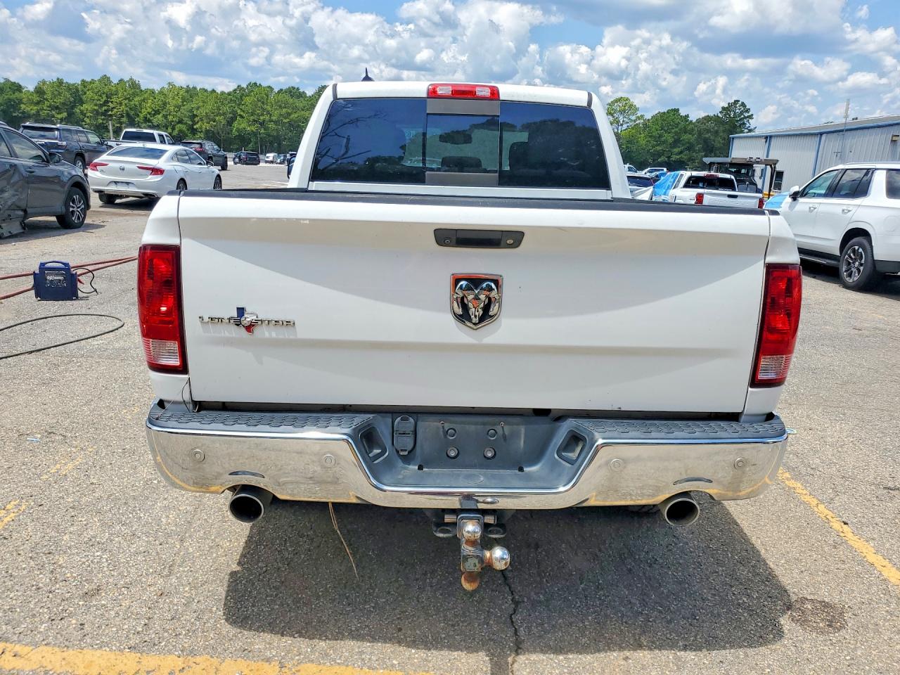 2014 Ram 1500 Slt White vin: 1C6RR6LT4ES228849