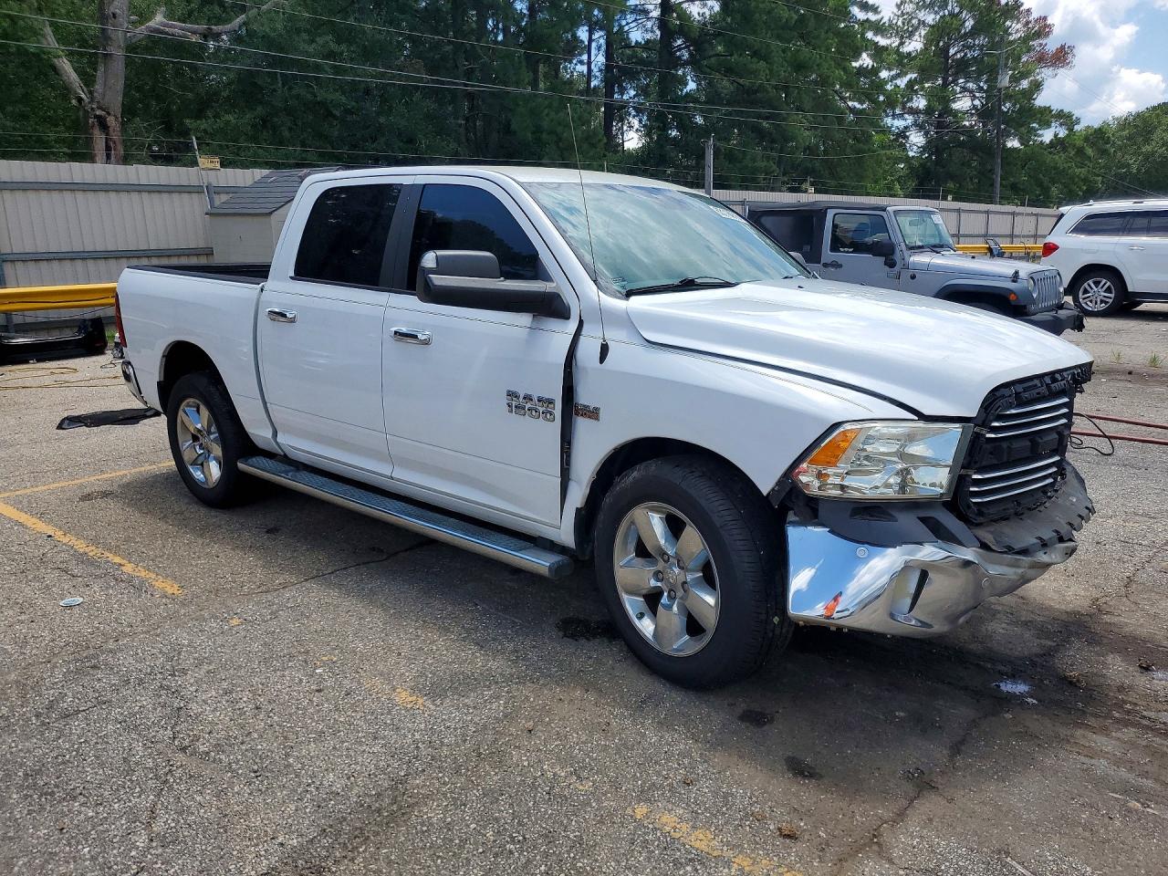 2014 Ram 1500 Slt White vin: 1C6RR6LT4ES228849