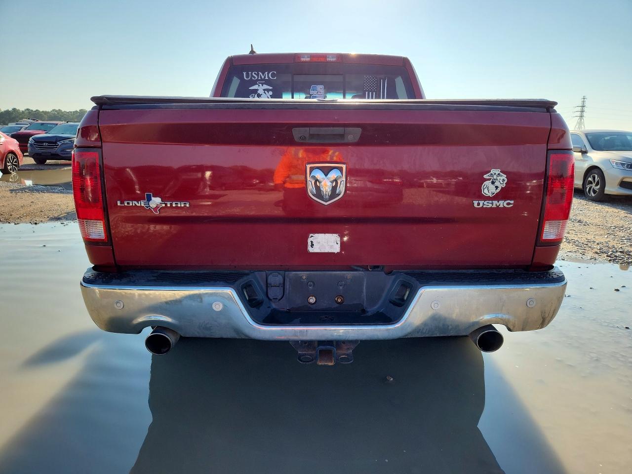 2014 Ram 1500 Slt Burgundy vin: 1C6RR6LT4ES259289
