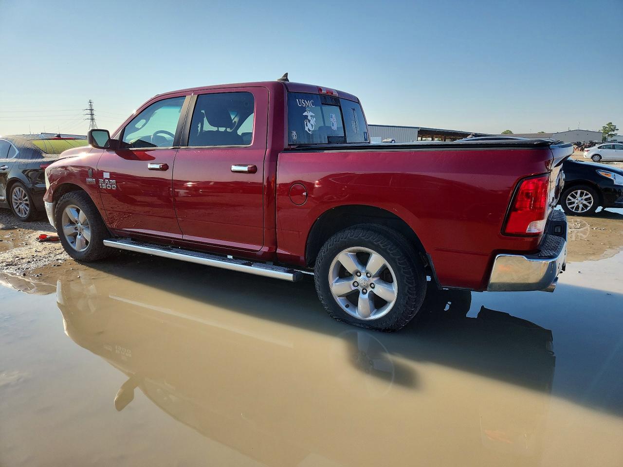 2014 Ram 1500 Slt Burgundy vin: 1C6RR6LT4ES259289