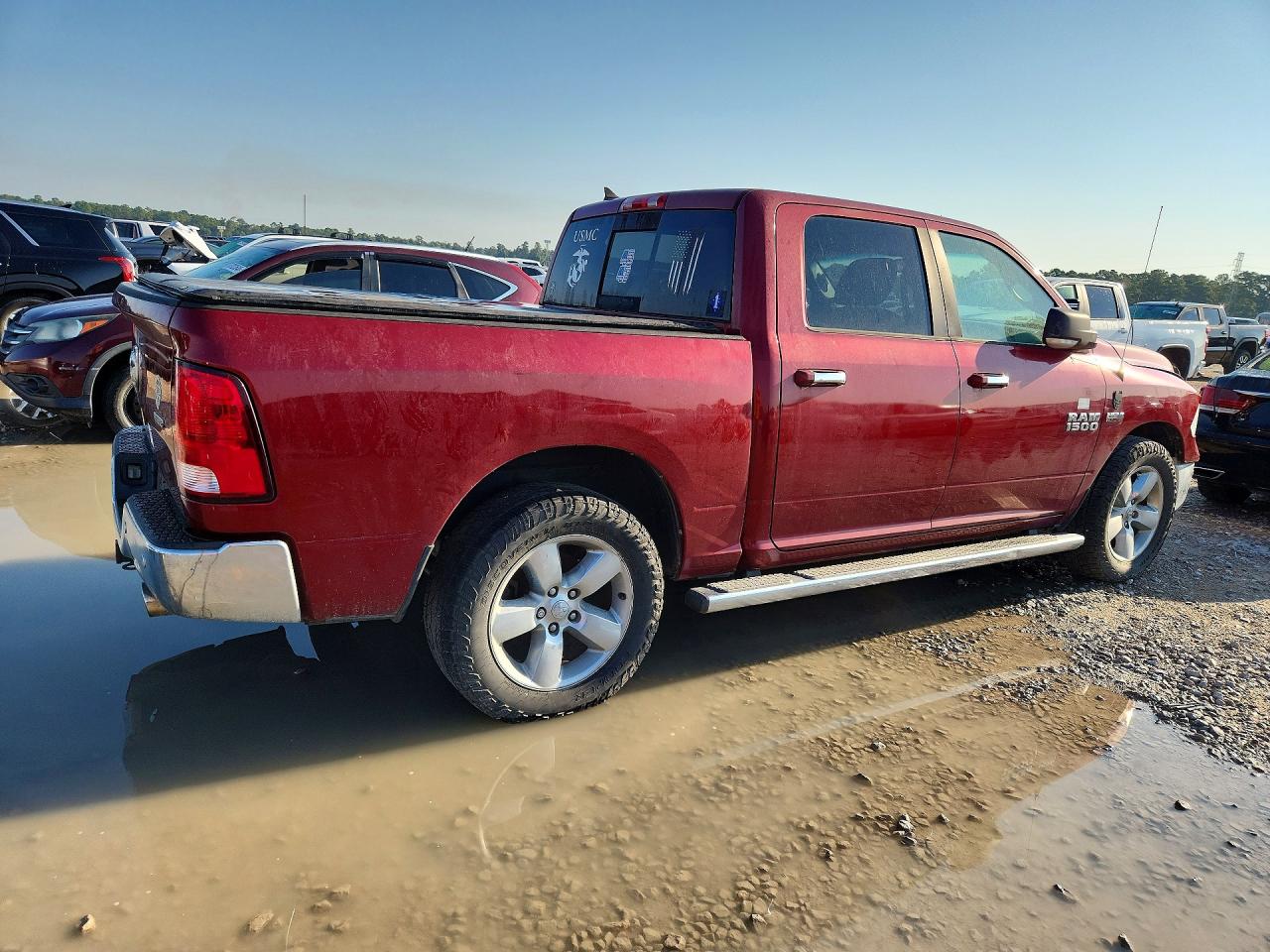 2014 Ram 1500 Slt Burgundy vin: 1C6RR6LT4ES259289