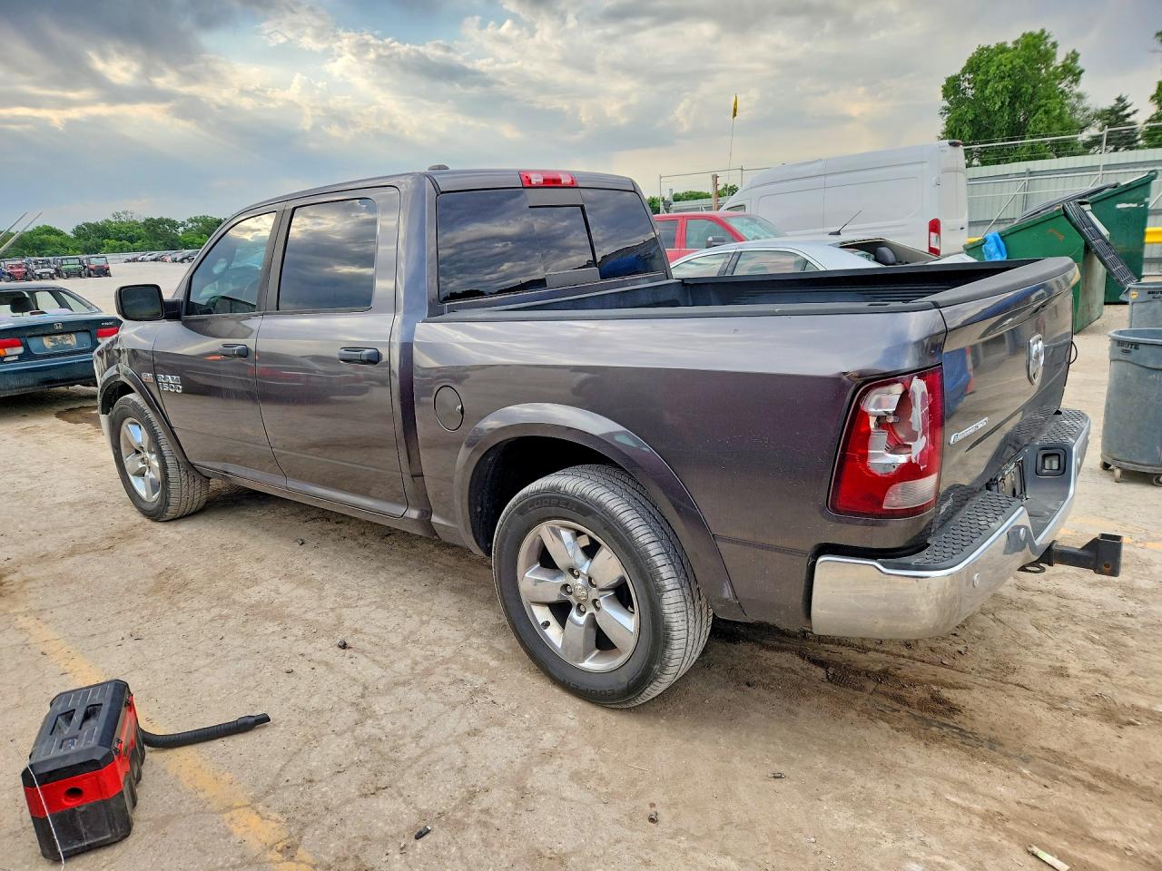 2014 Ram 1500 Slt Gray vin: 1C6RR6LT4ES301850