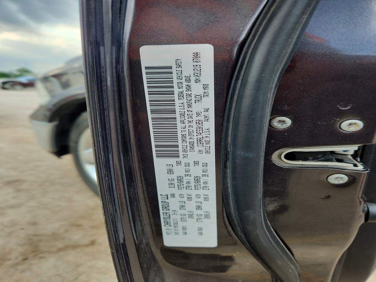2014 Ram 1500 Slt Gray vin: 1C6RR6LT4ES301850