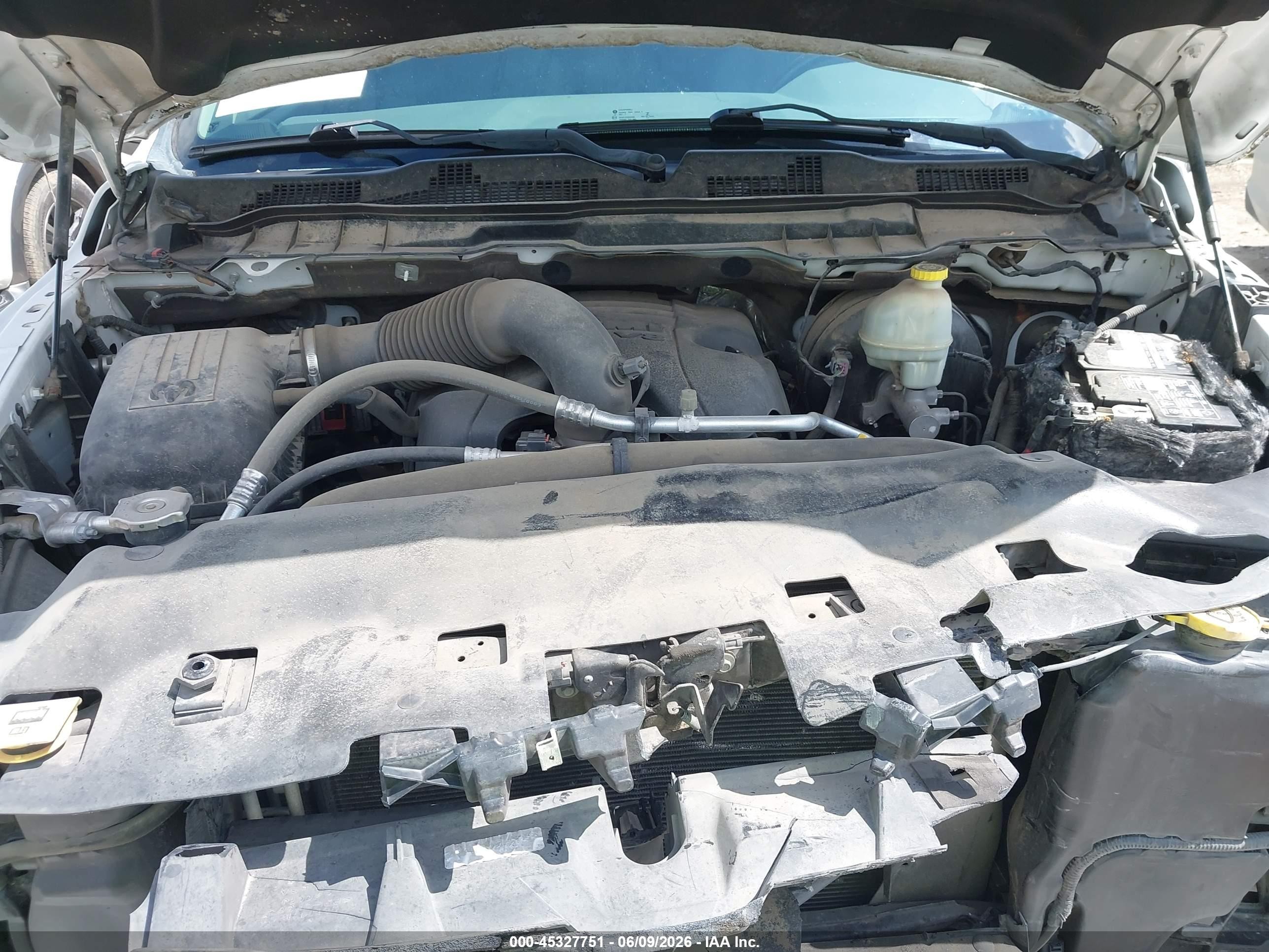 2014 Ram 1500 Lone Star White vin: 1C6RR6LT4ES455717
