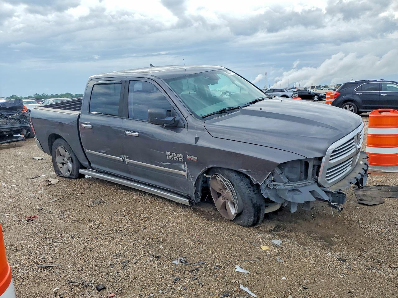 2015 Ram 1500 Slt Gray vin: 1C6RR6LT4FS565278