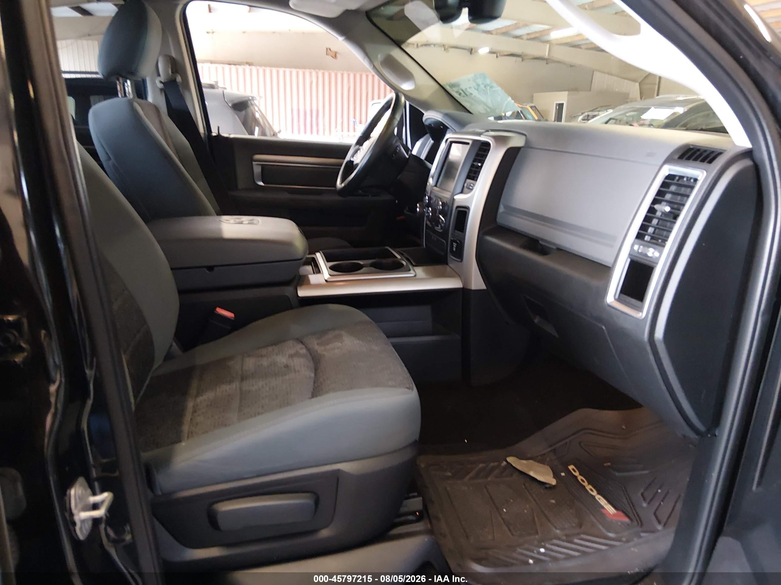2015 Ram 1500 Big Horn Black vin: 1C6RR6LT4FS623972