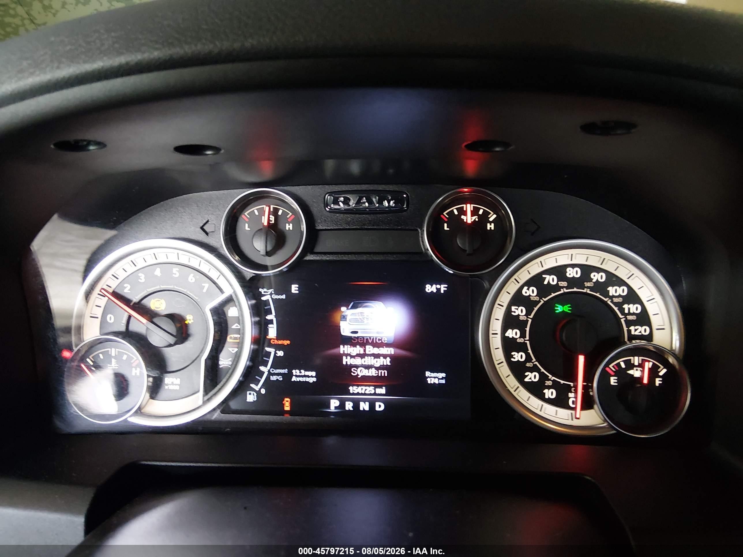 2015 Ram 1500 Big Horn Black vin: 1C6RR6LT4FS623972