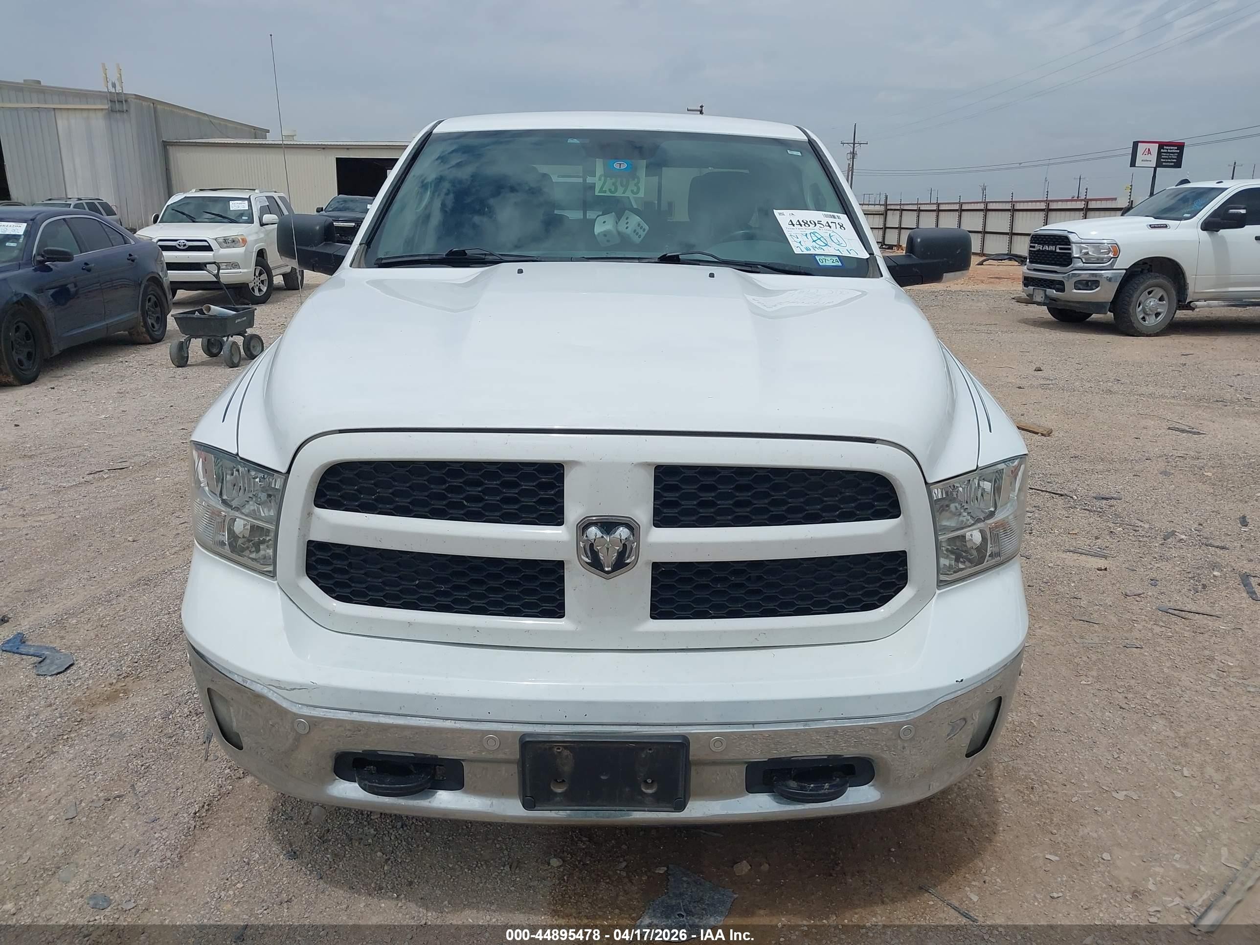 2015 Ram 1500 Outdoorsman White vin: 1C6RR6LT4FS639704