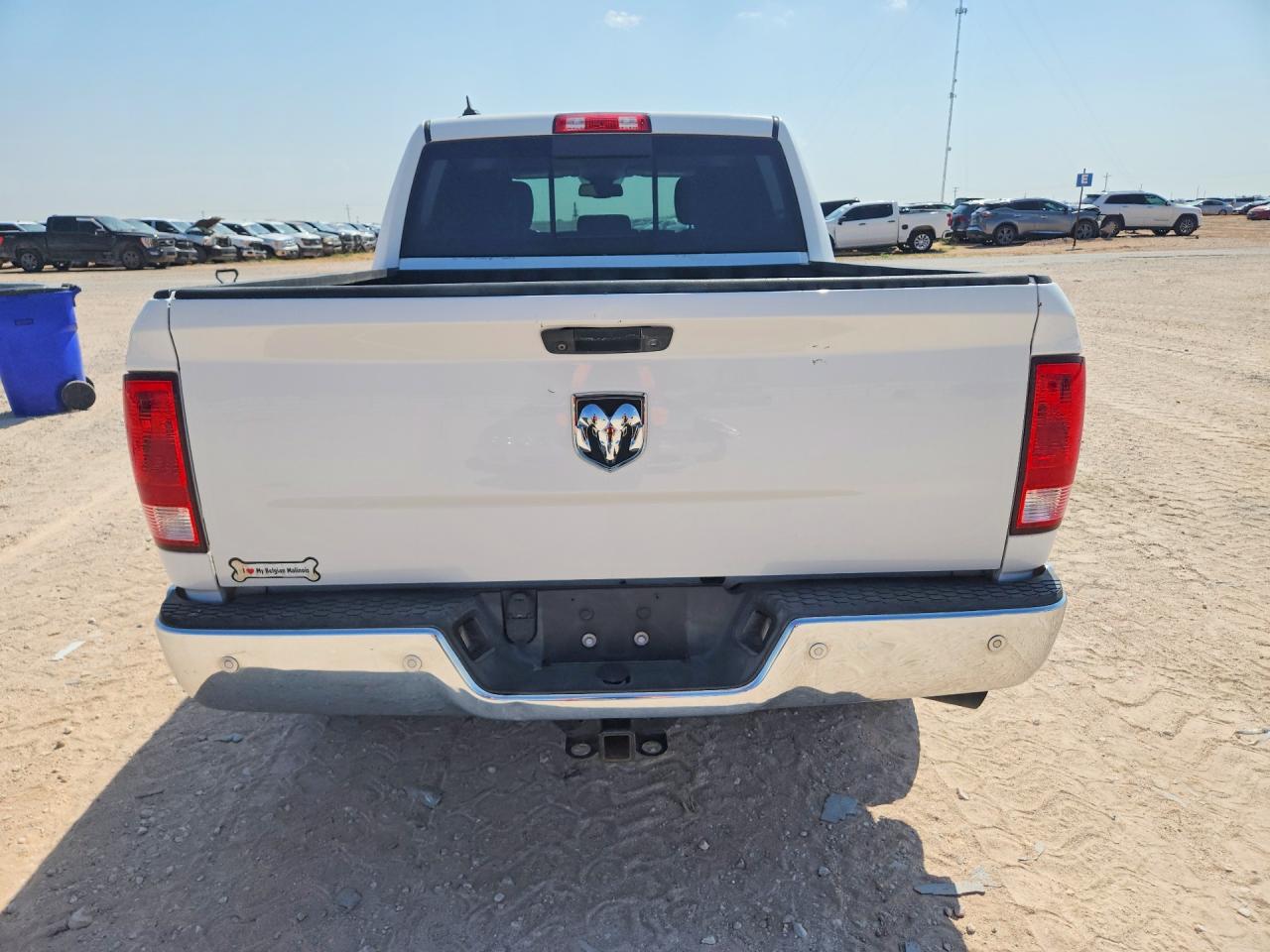 2015 Ram 1500 Slt White vin: 1C6RR6LT4FS639704