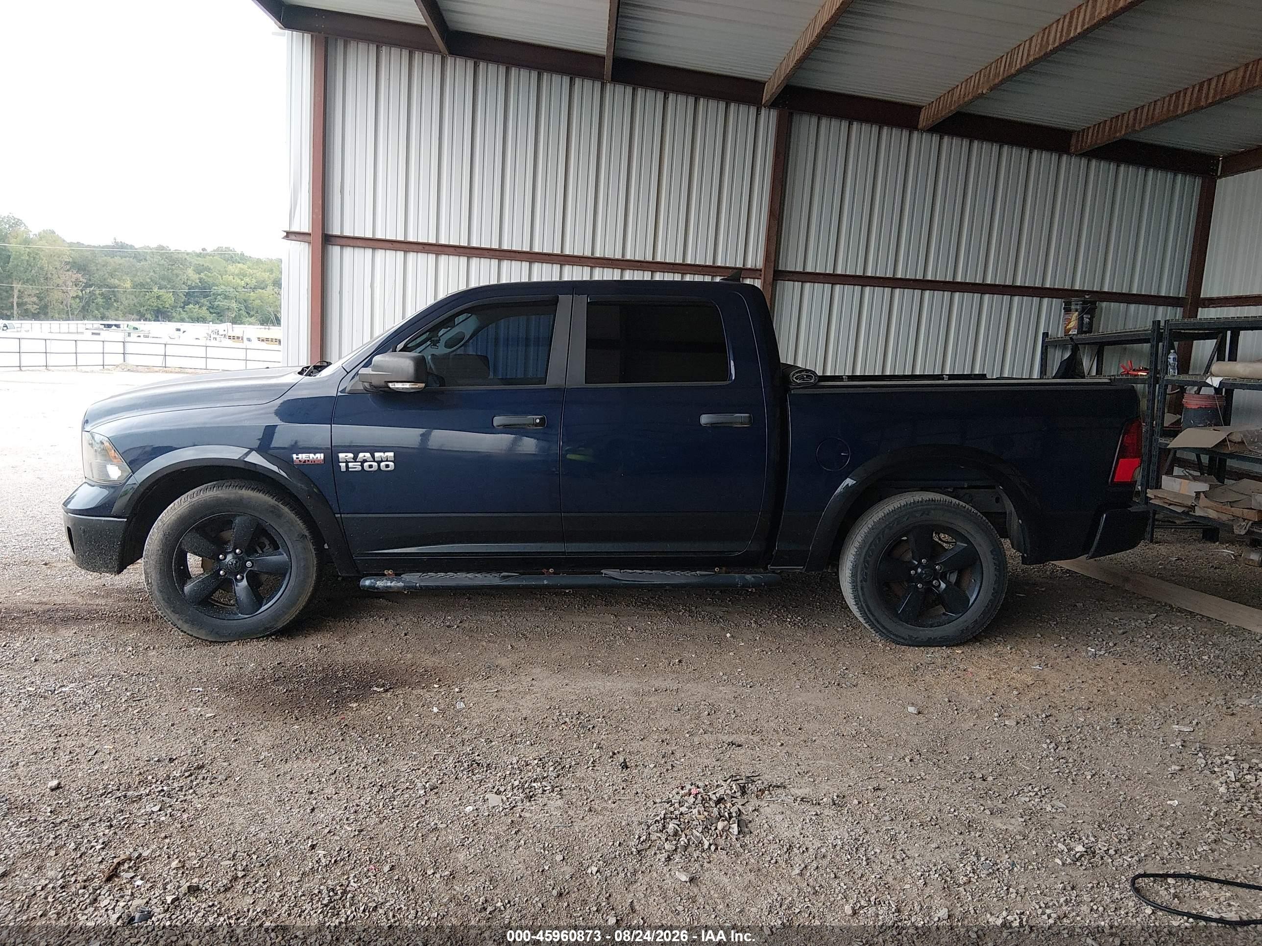 2015 Ram 1500 Outdoorsman Blue vin: 1C6RR6LT4FS639847
