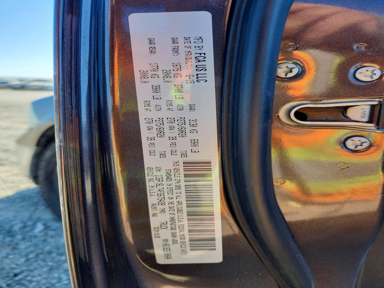 2015 Ram 1500 Slt Gray vin: 1C6RR6LT4FS675439