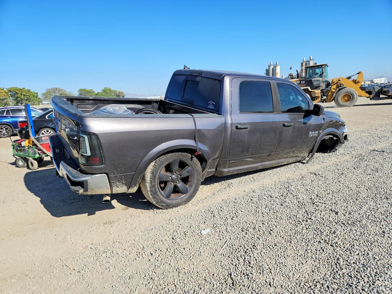 2015 Ram 1500 Slt Gray vin: 1C6RR6LT4FS675439