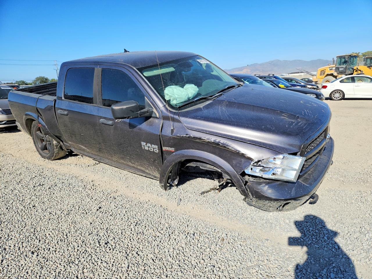 2015 Ram 1500 Slt Gray vin: 1C6RR6LT4FS675439