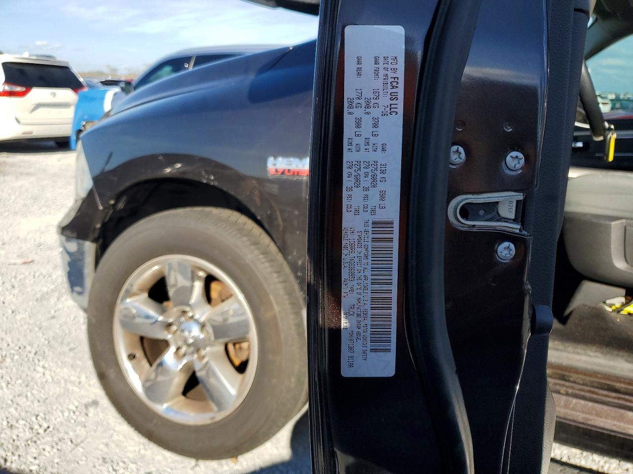2016 Ram 1500 Slt Brown vin: 1C6RR6LT4GS368953