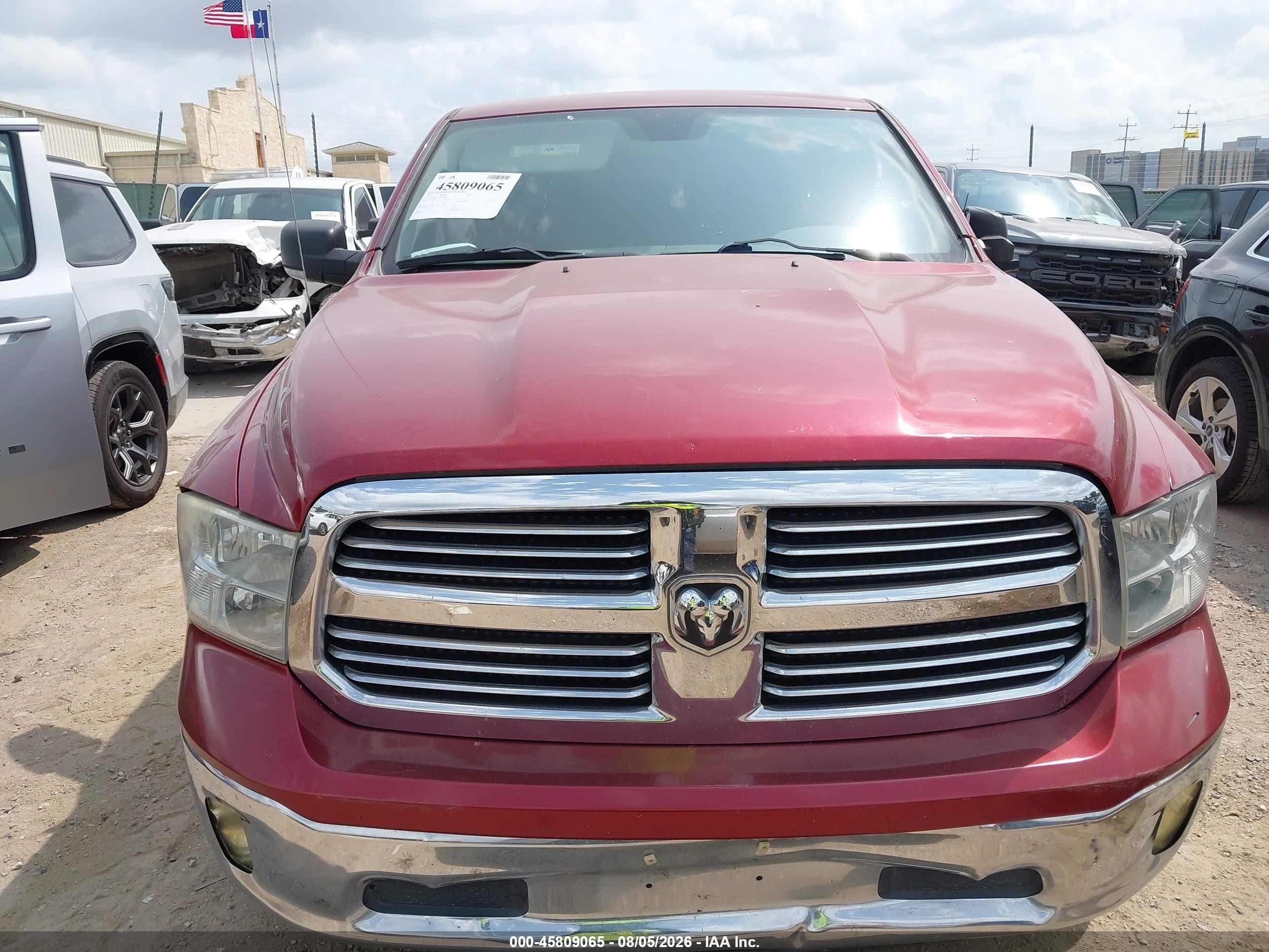 2013 Ram 1500 Lone Star Red vin: 1C6RR6LT5DS510190