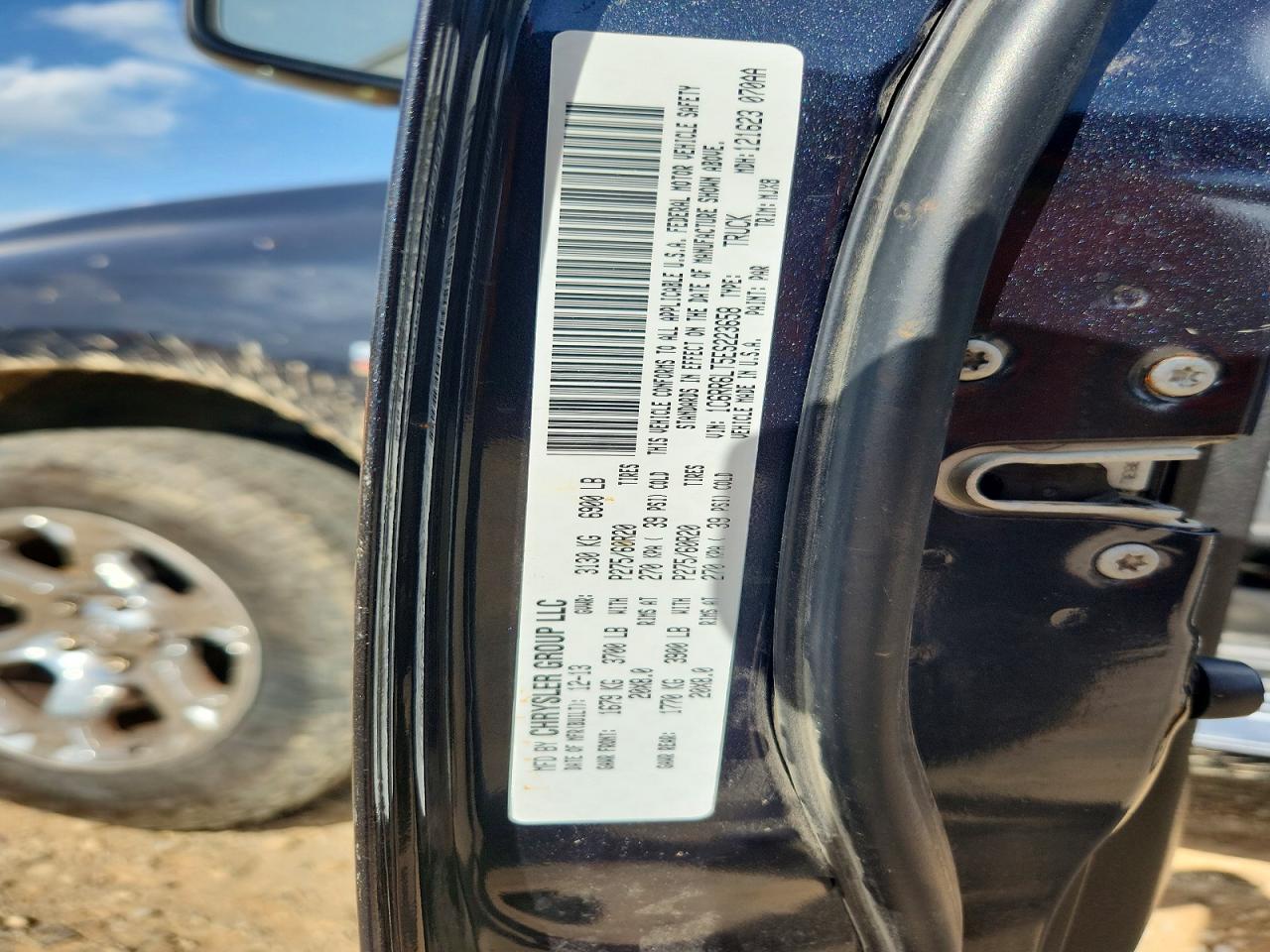 2014 Ram 1500 Slt Charcoal vin: 1C6RR6LT5ES223658